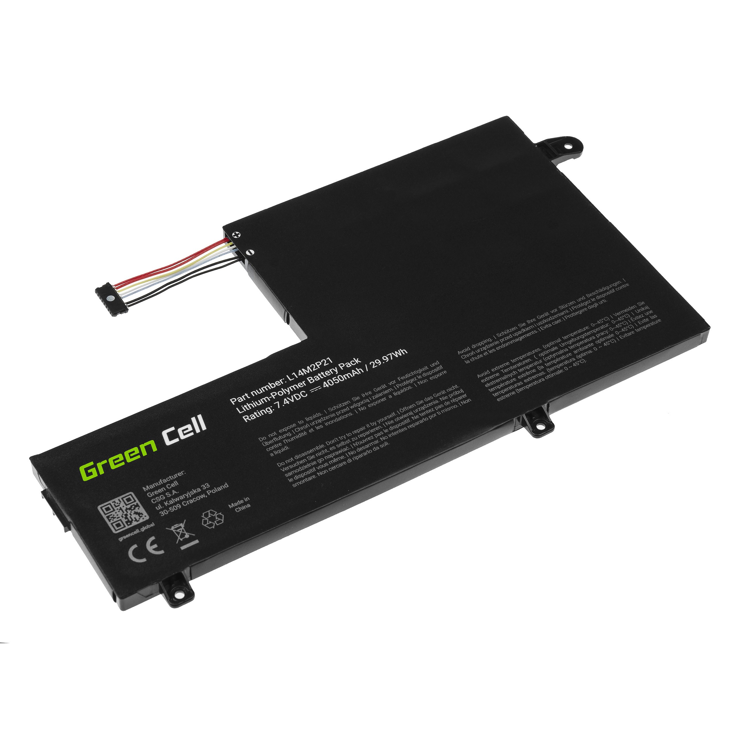 Batterij L14L2P21 L14M2P21 voor de Lenovo Yoga 500-14 500-14IBD 500-14ISK 500-15 500-15IBD 500-15ISK