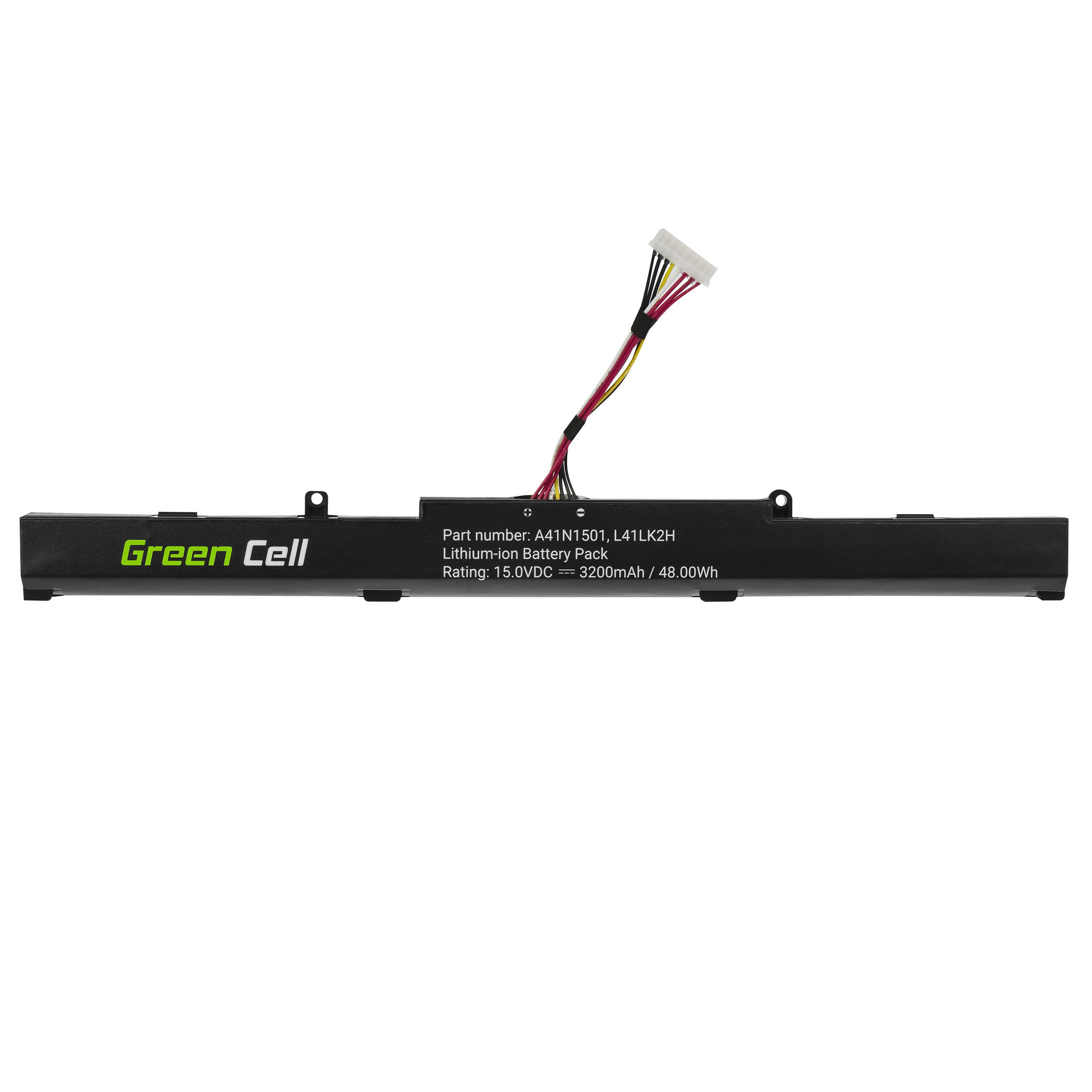 Batterij A41N1501 voor de Asus ROG GL752 GL752V GL752VW, Asus VivoBook Pro N552 N552V N552VW N552VX N752 N752V N752VX thumbnail 4