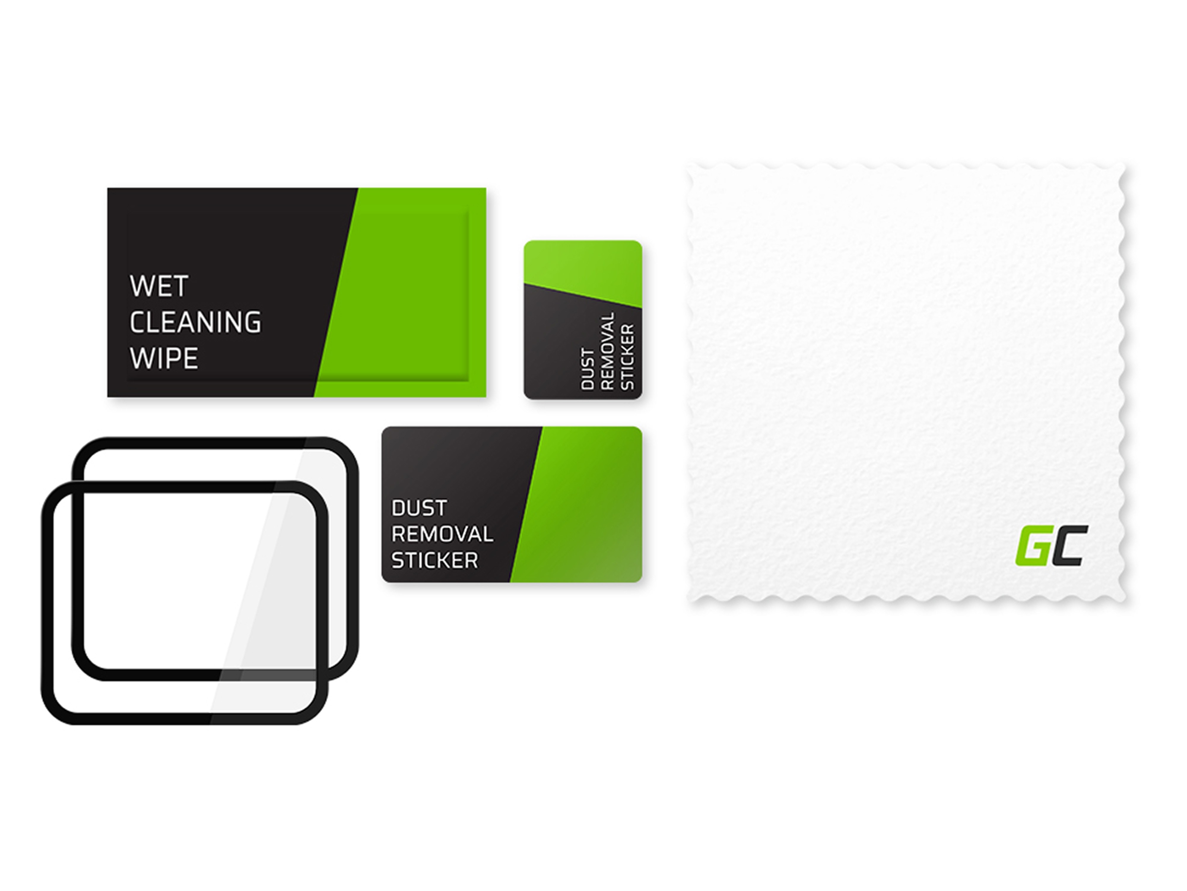 2x Screen Protector GC Clarity voor Apple Watch 4/5 44mm thumbnail 4