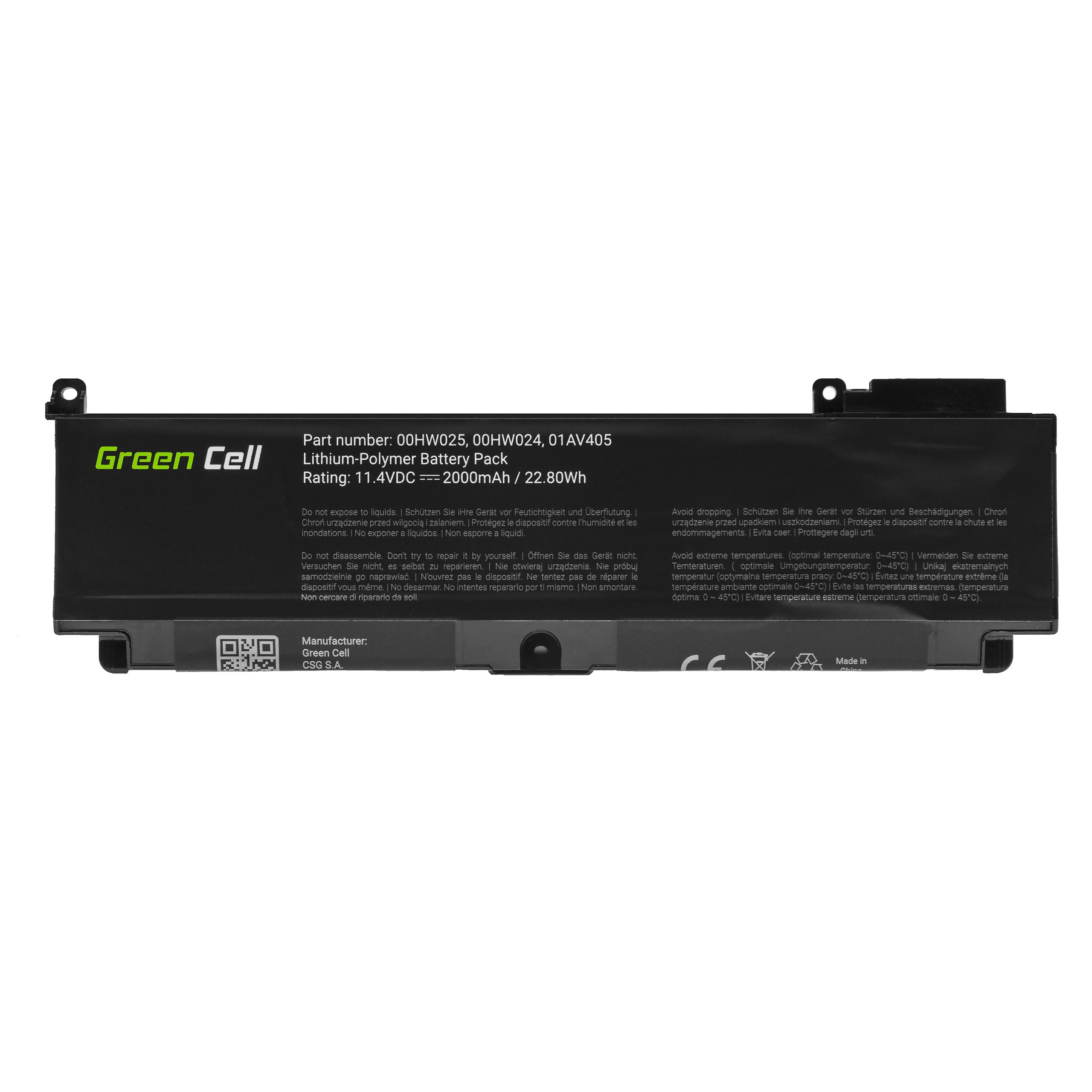 Batterij 01AV405 01AV406 01AV407 01AV408 voor de Lenovo ThinkPad T460s T470s thumbnail 3