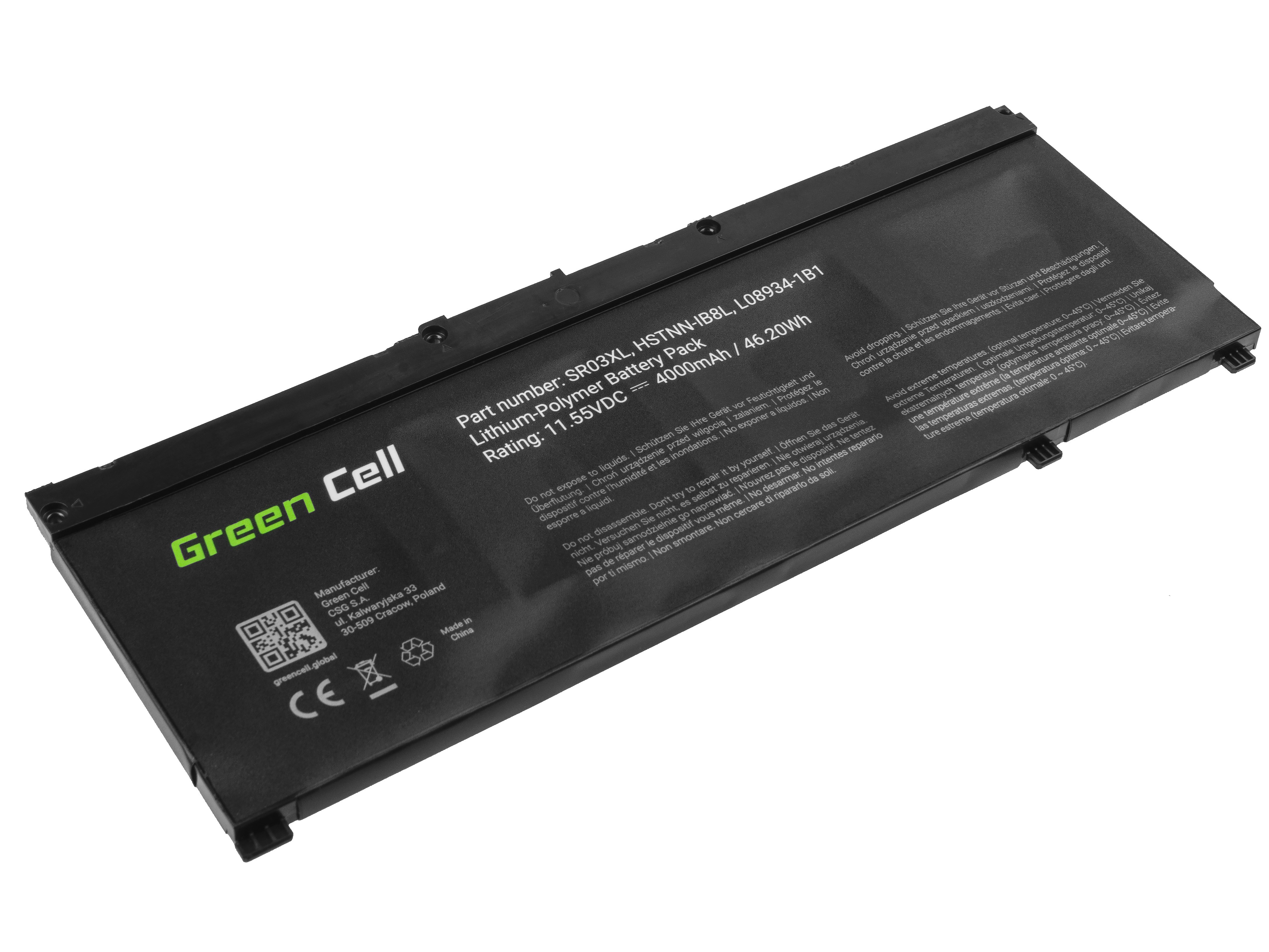 Batterij SR03XL voor HP Omen 15 15-DC 17 17-CB 17-CB0006NW 17-CB0014NW Pavilion Gaming 17 17-CD 17-CD0014NW