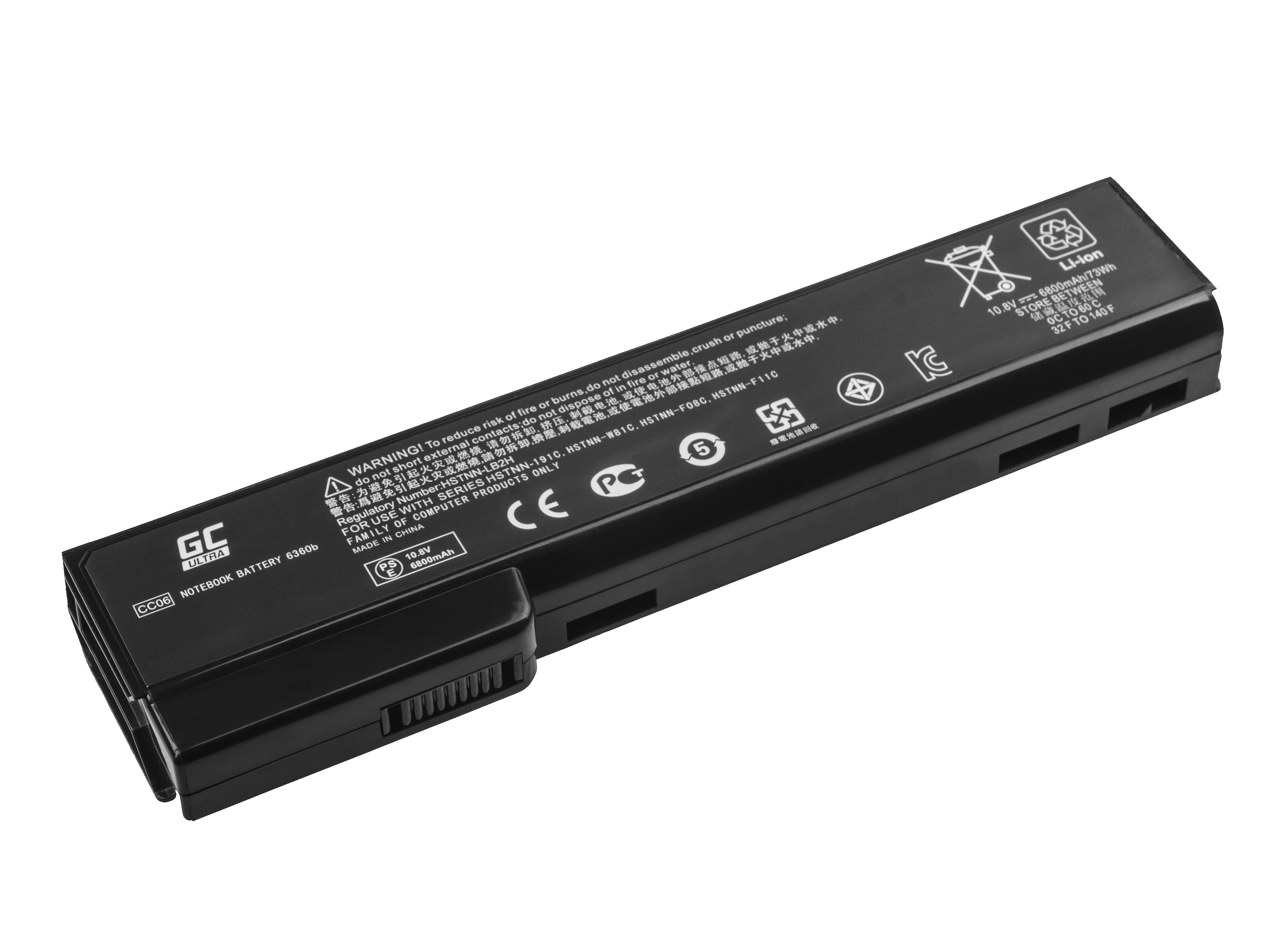 Laptop batterij ULTRA CC06XL voor HP EliteBook 8460p 8460w 8470p 8560p 8570p ProBook 6460b 6560b 6570b