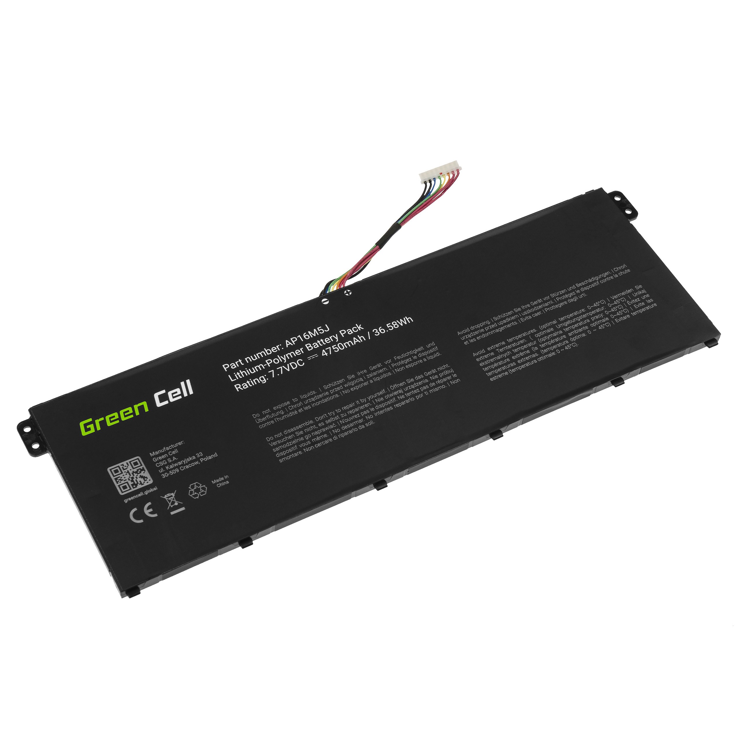 Batterij AP16M5J voor de Acer Aspire 3 A315  A315-31 A315-42 A315-51 A317-51 Aspire 1 A114-31