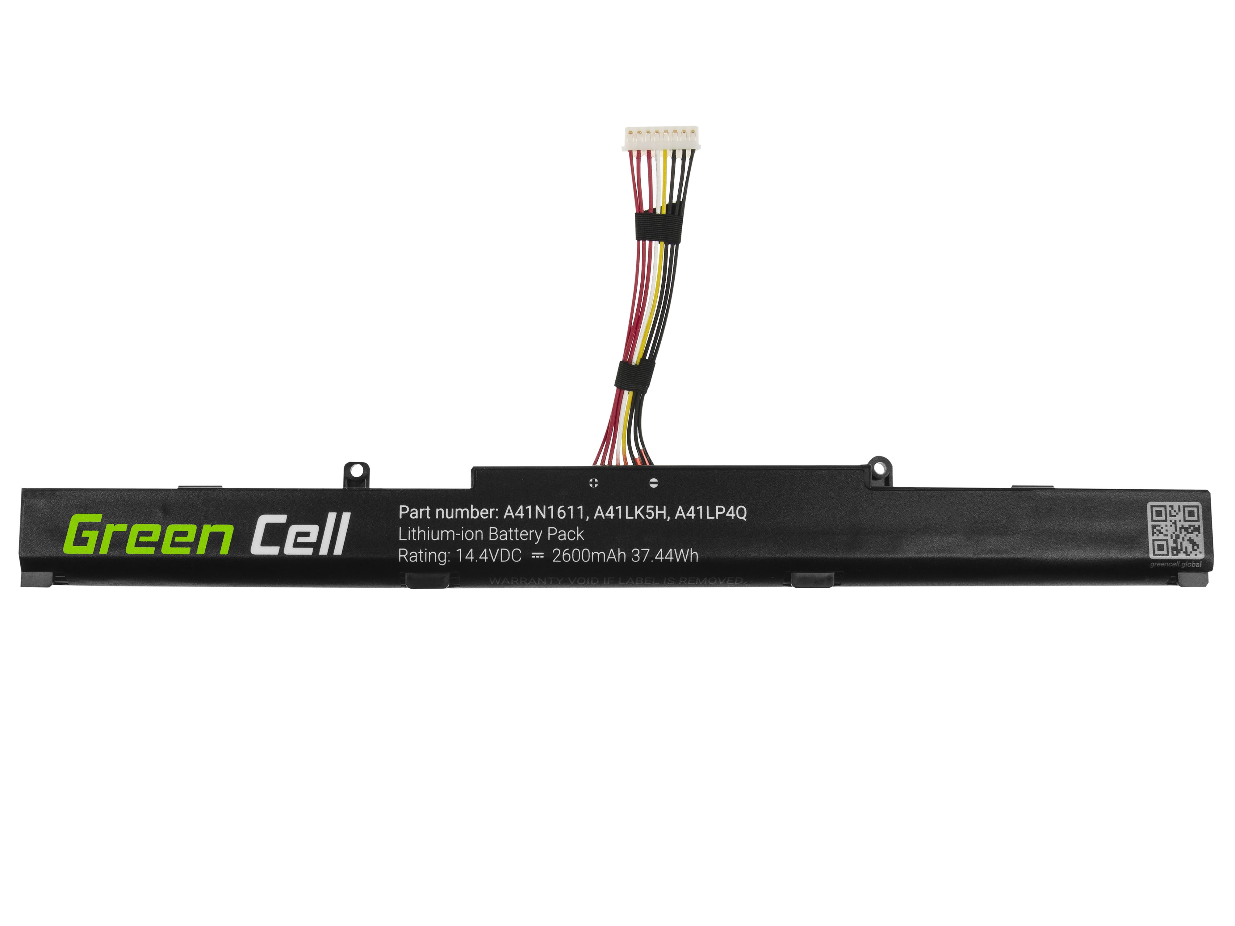 Batterij  A41N1611 Voor de Asus GL553 GL553V GL553VD GL553VE GL553VW GL753 GL753V GL753VD GL753VE FX553V FX753 FX753V thumbnail 4