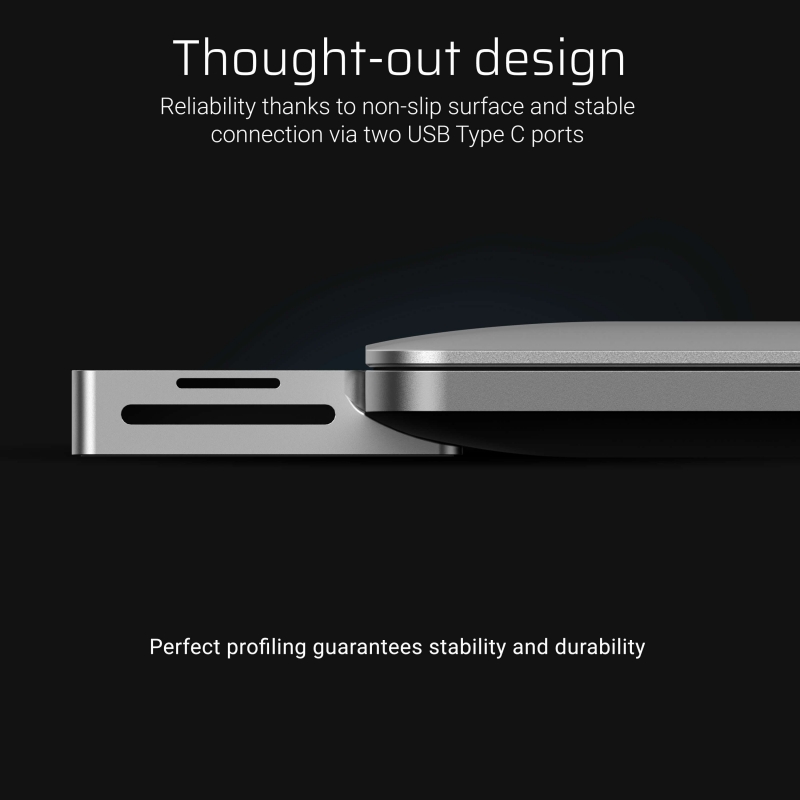 Adapter HUB Connect60 8in1 (Thunderbolt 3, USB-C, HDMI, 3x USB 3.0) voor Apple MacBook Air 2018, Pro 2016 en nieuwer thumbnail 8