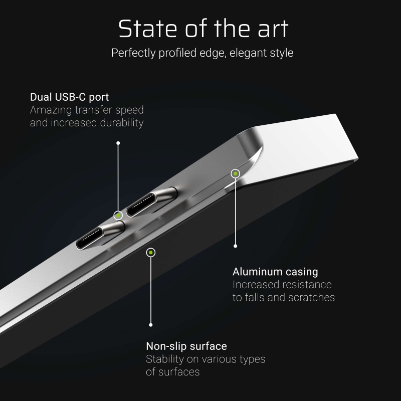 Adapter HUB Connect60 8in1 (Thunderbolt 3, USB-C, HDMI, 3x USB 3.0) voor Apple MacBook Air 2018, Pro 2016 en nieuwer thumbnail 7