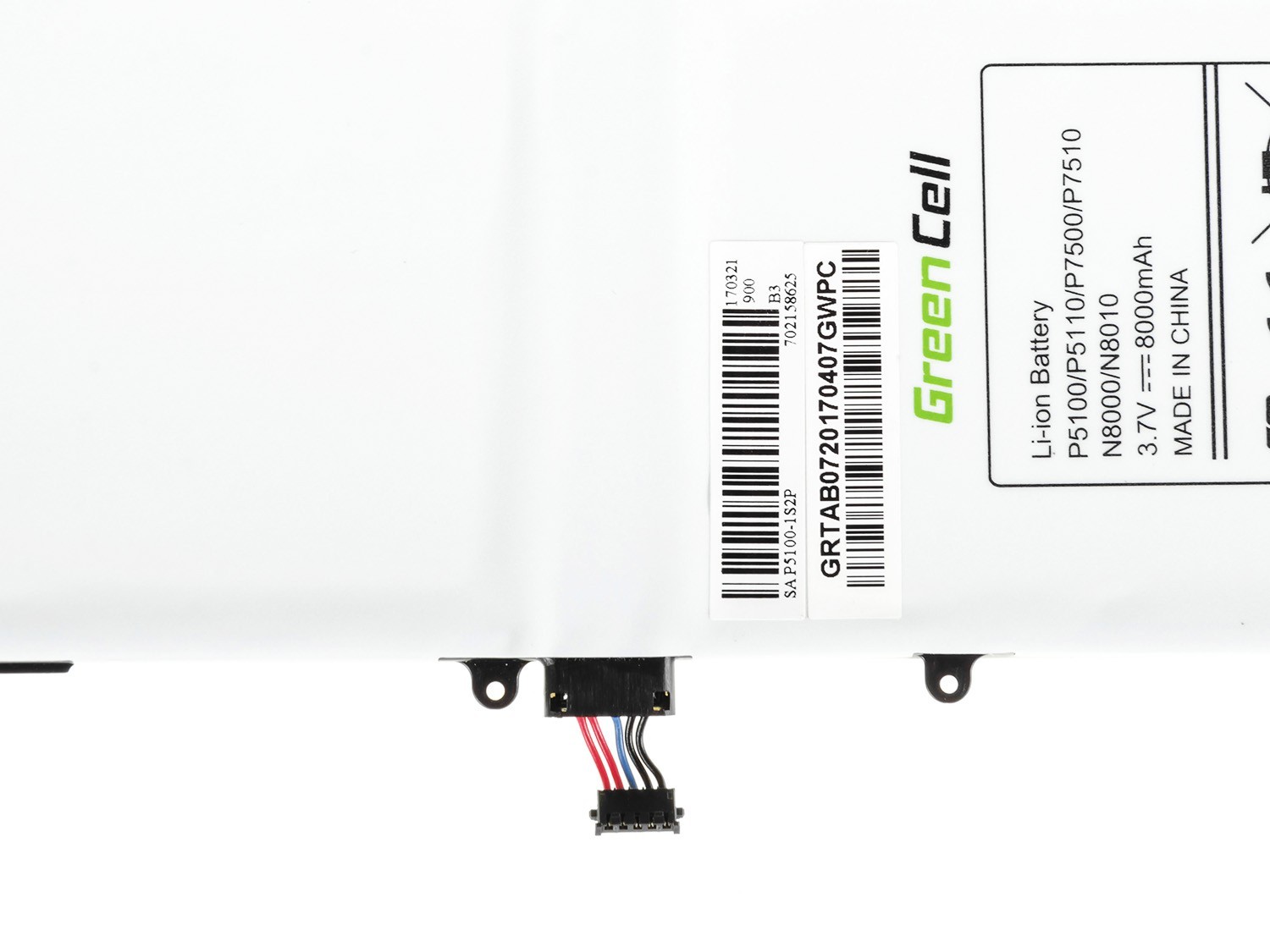 Batterij SP3676B1A voor Samsung Galaxy Tab 10.1 P7500 P7510, Tab 2 10.1 P5100 P5110, Note 10.1 N8000 N8010 thumbnail 2