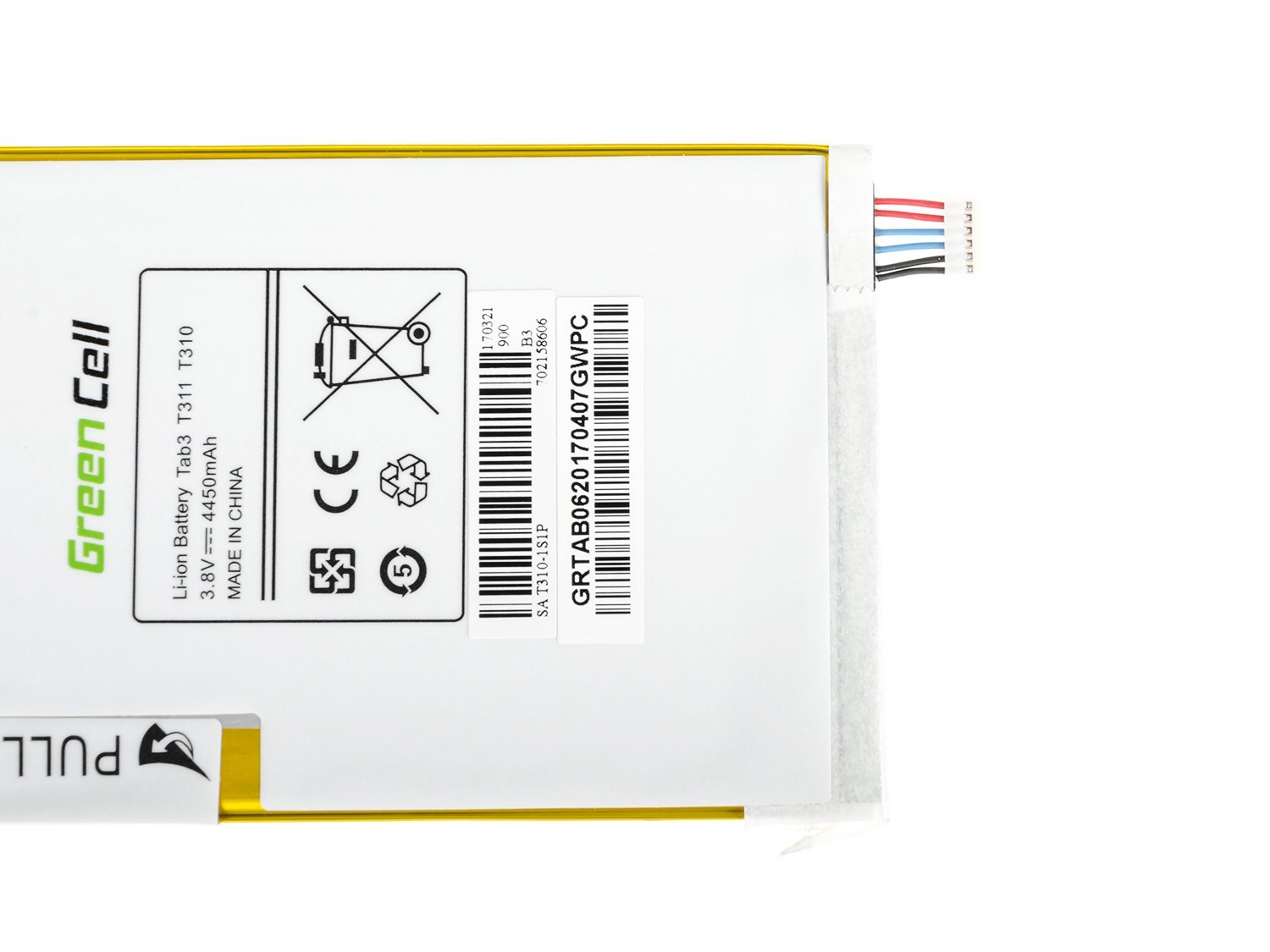 Batterij T4450E voor Samsung Galaxy Tab 3 8.0 T310 T311 thumbnail 2