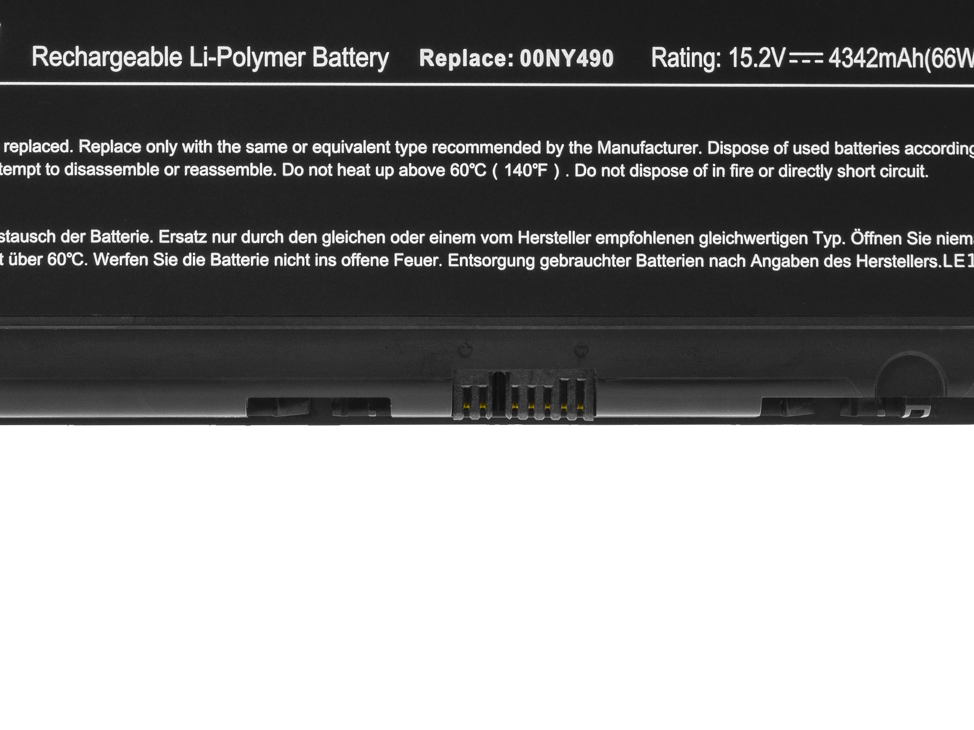 Batterij 00NY490 00NY491 voor Lenovo ThinkPad P50 P51 thumbnail 2