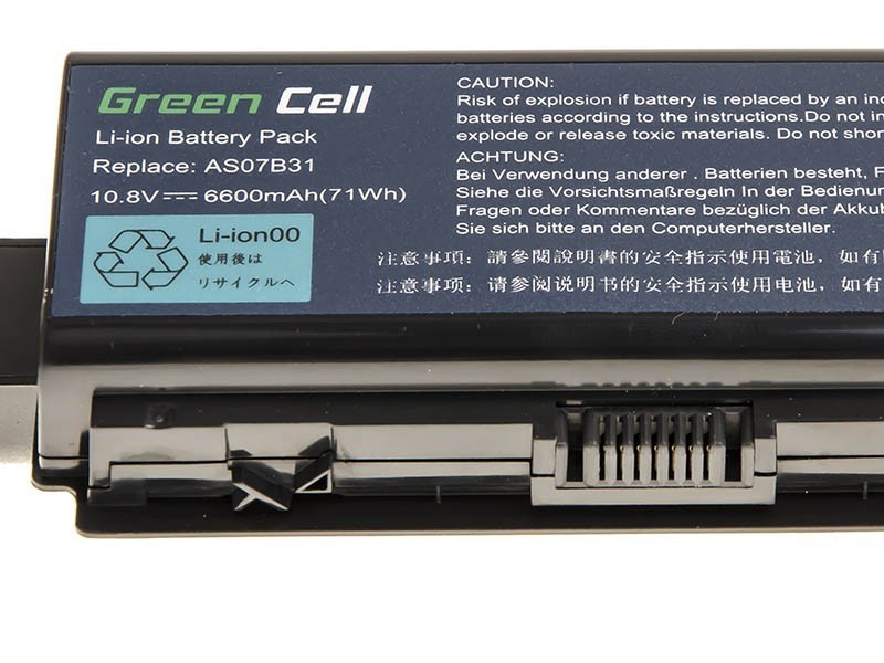 Batterij voor Acer Aspire 5520 AS07B31 AS07B32 / 11,1V 6600mAh thumbnail 2