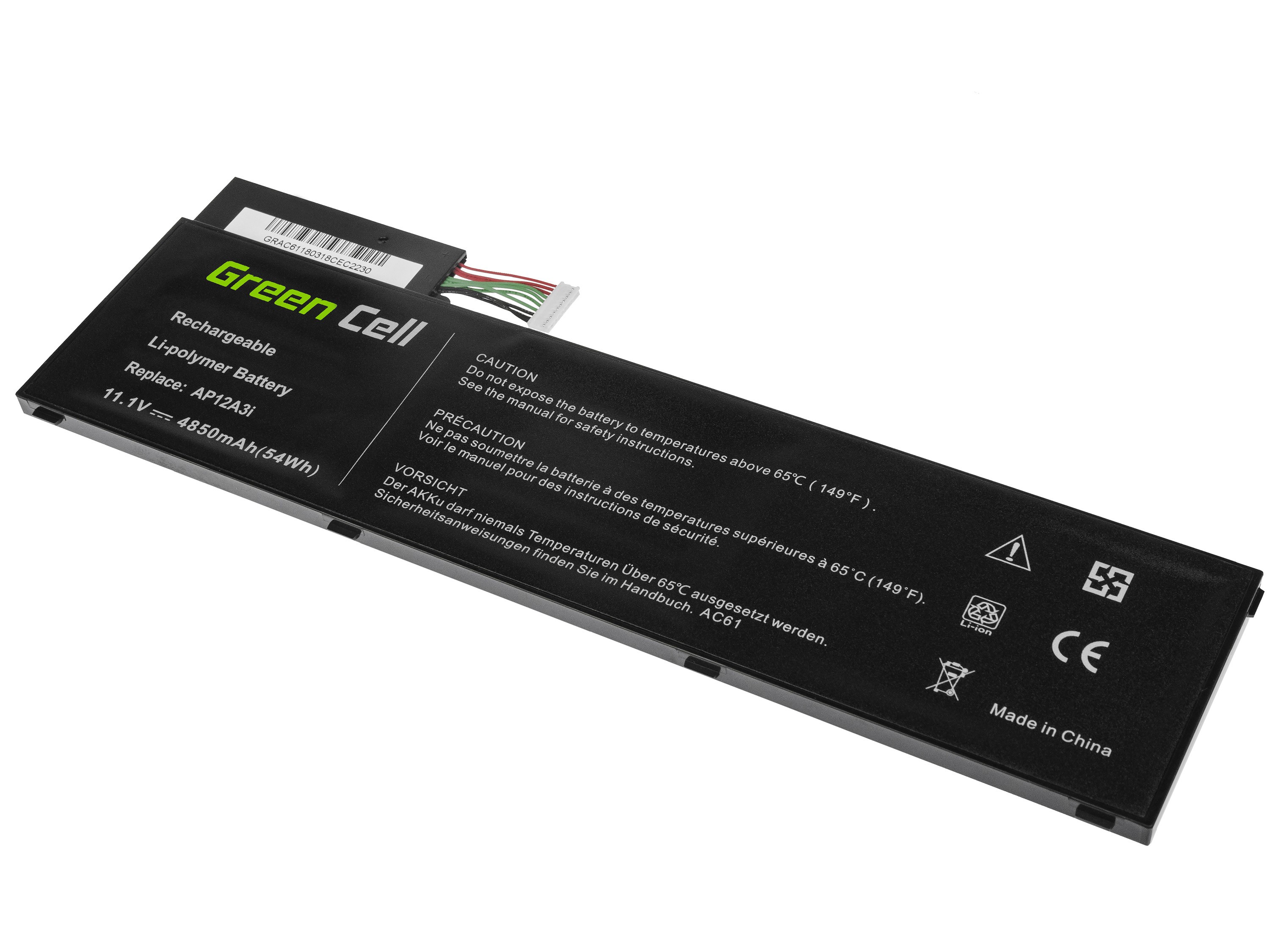 Batterij voor Acer Aspire Timeline Ultra M3 M5 / 11,1V 4850mAh thumbnail 2