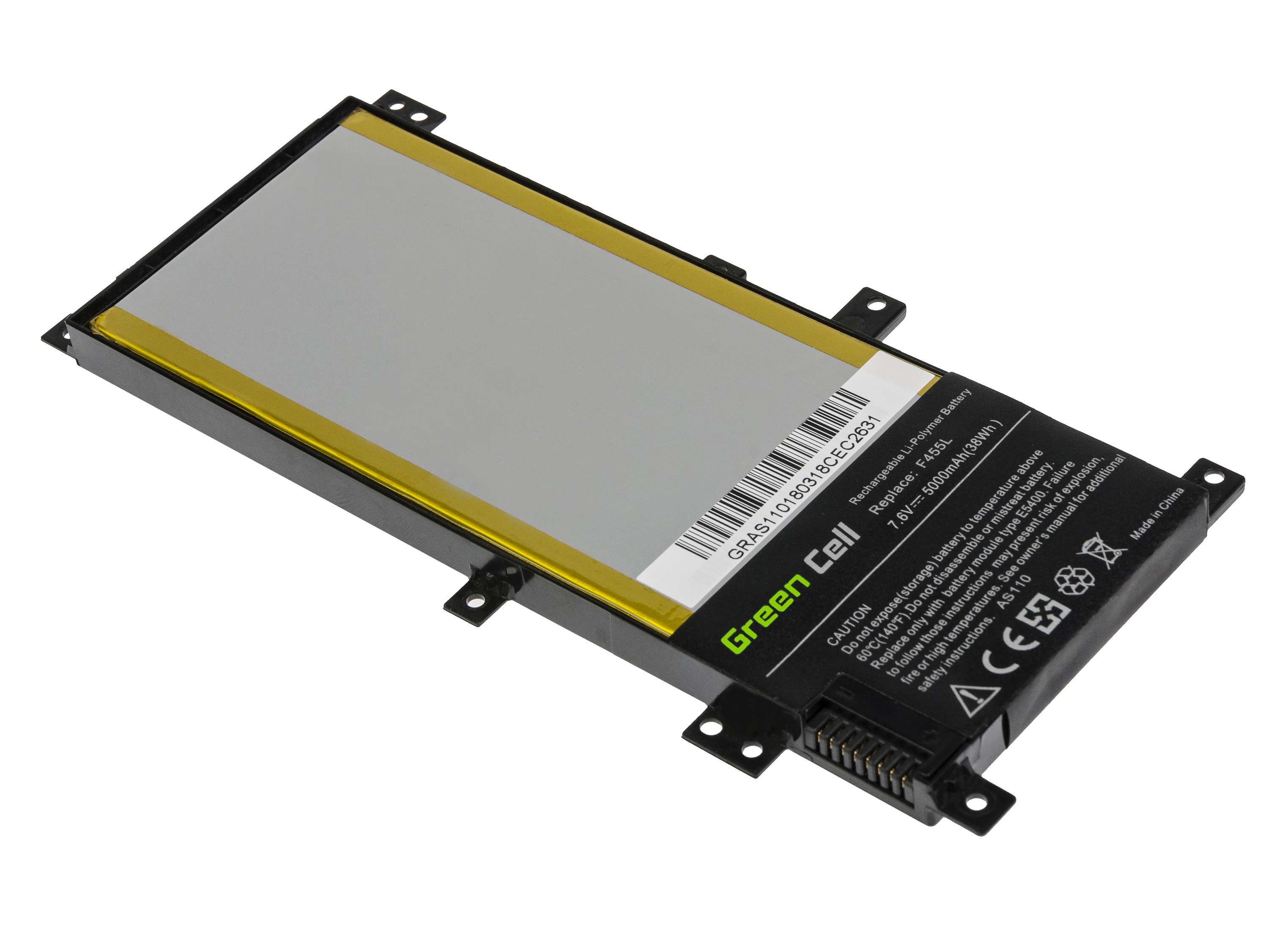 Batterij voor Asus F455L K455L R455L X455L / 7,6V 5000mAh thumbnail 2