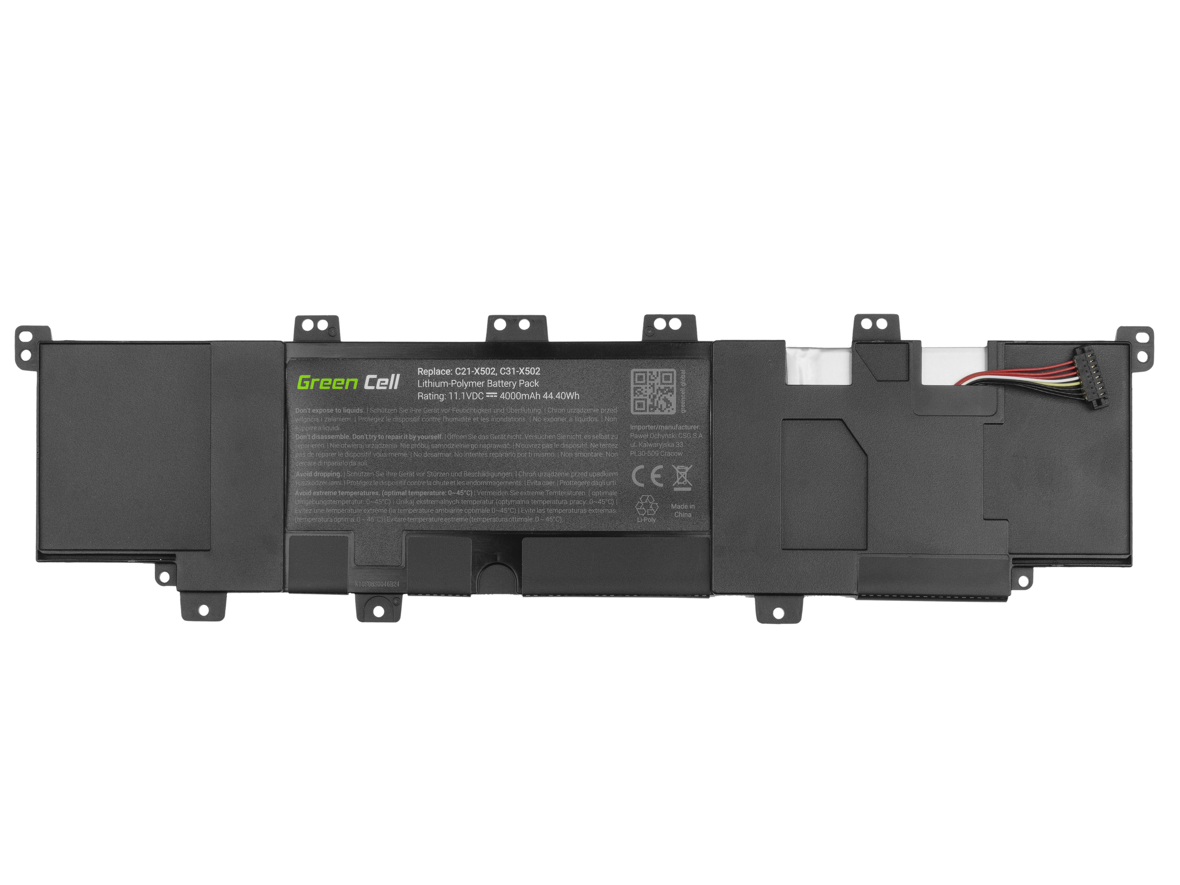 Batterij voor Asus F502C X502C VivoBook S500C / 11,1V 4000mAh thumbnail 2