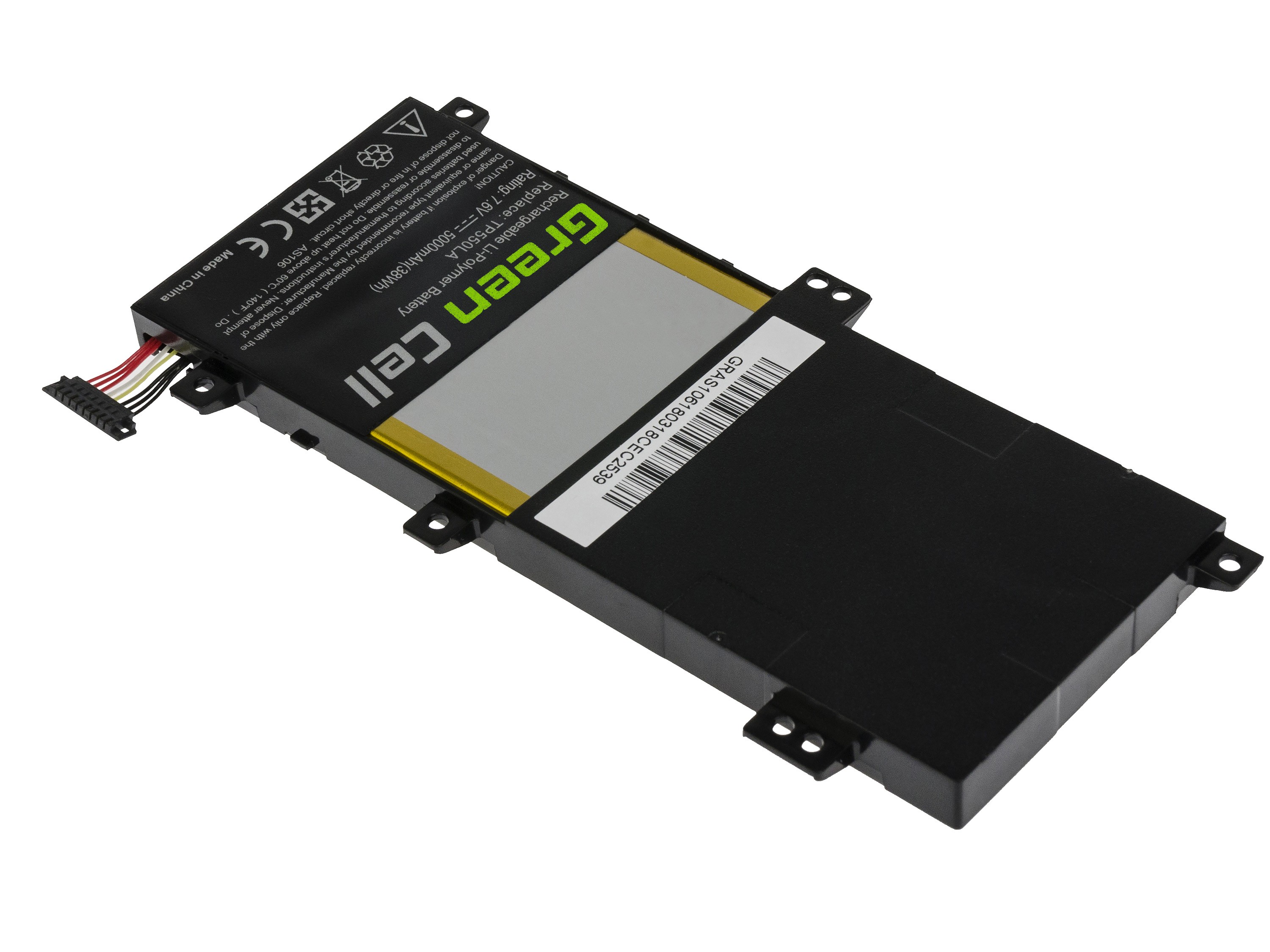 Batterij voor Asus Transformer Book Flip TP550 TP550L / 7,6V 5000mAh thumbnail 2