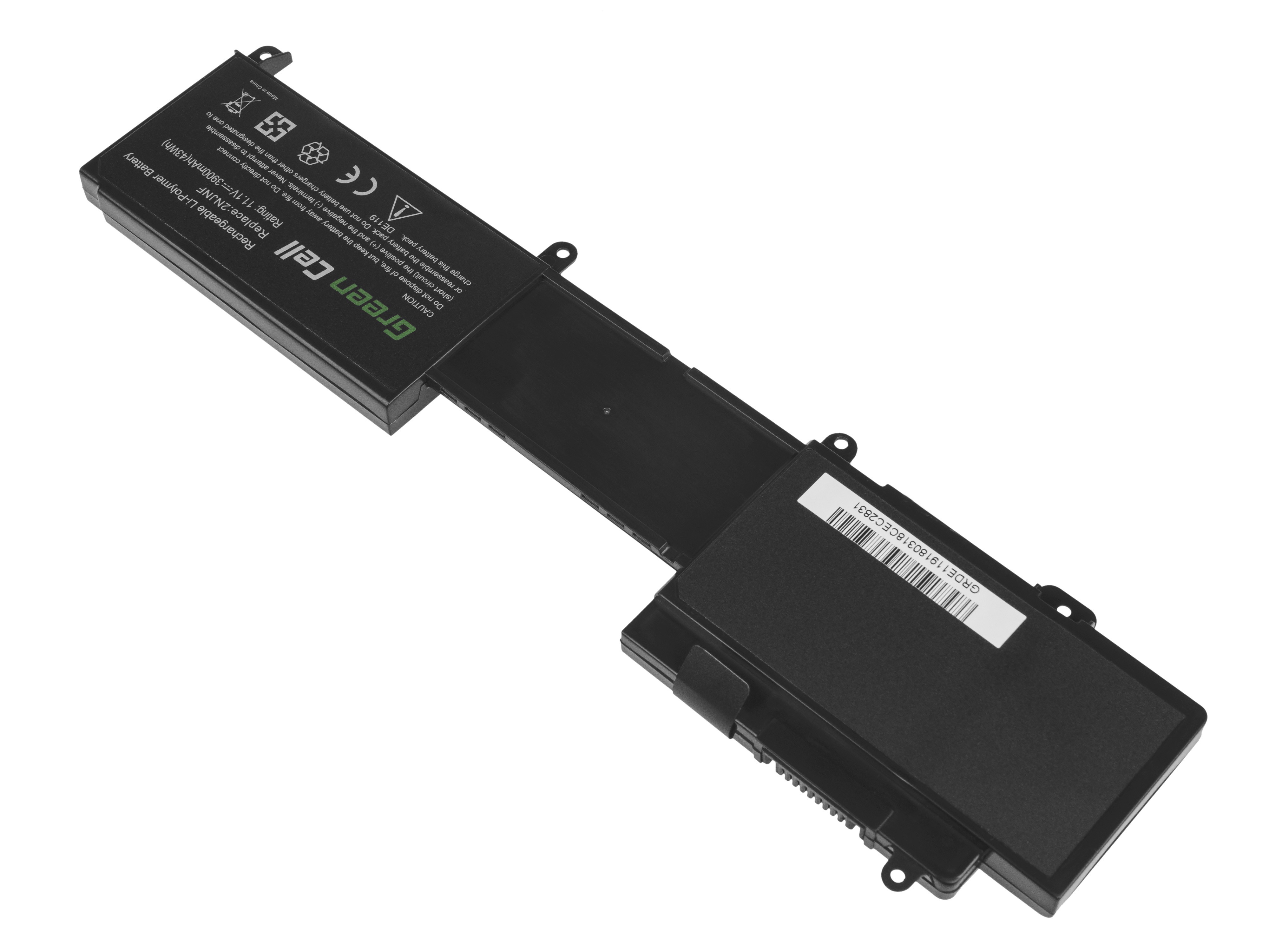 Batterij voor Dell Inspiron 14z 5423 15z 5523 2NJNF / 11,1V 3900mAh thumbnail 2