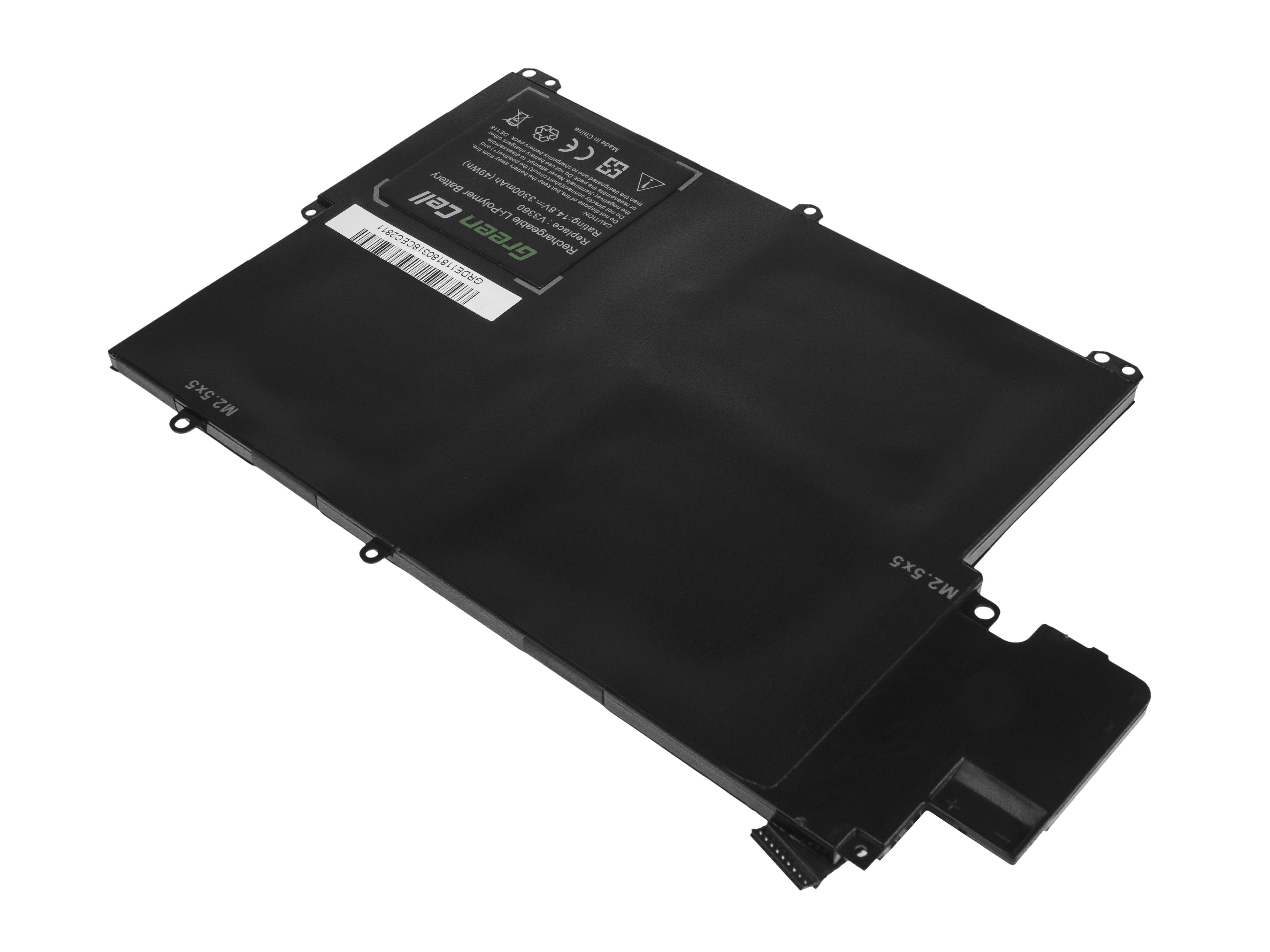 Batterij voor Dell Vostro 3360 Inspiron 13z 5323 TKN25 / 14,4V 3300mAh thumbnail 2