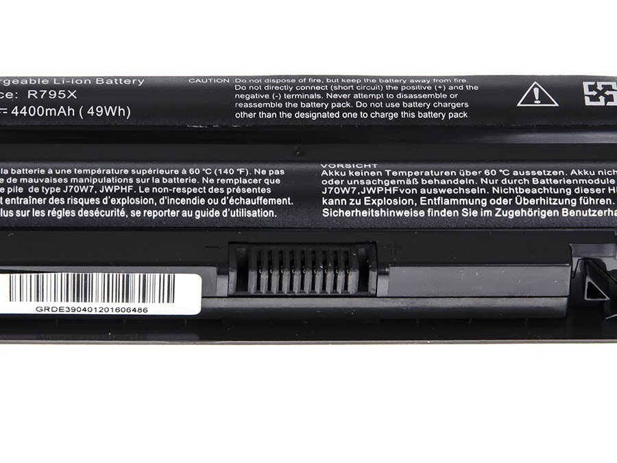 Batterij voor Dell XPS 14 14D 15 15D 17 / 11,1V 4400mAh thumbnail 2