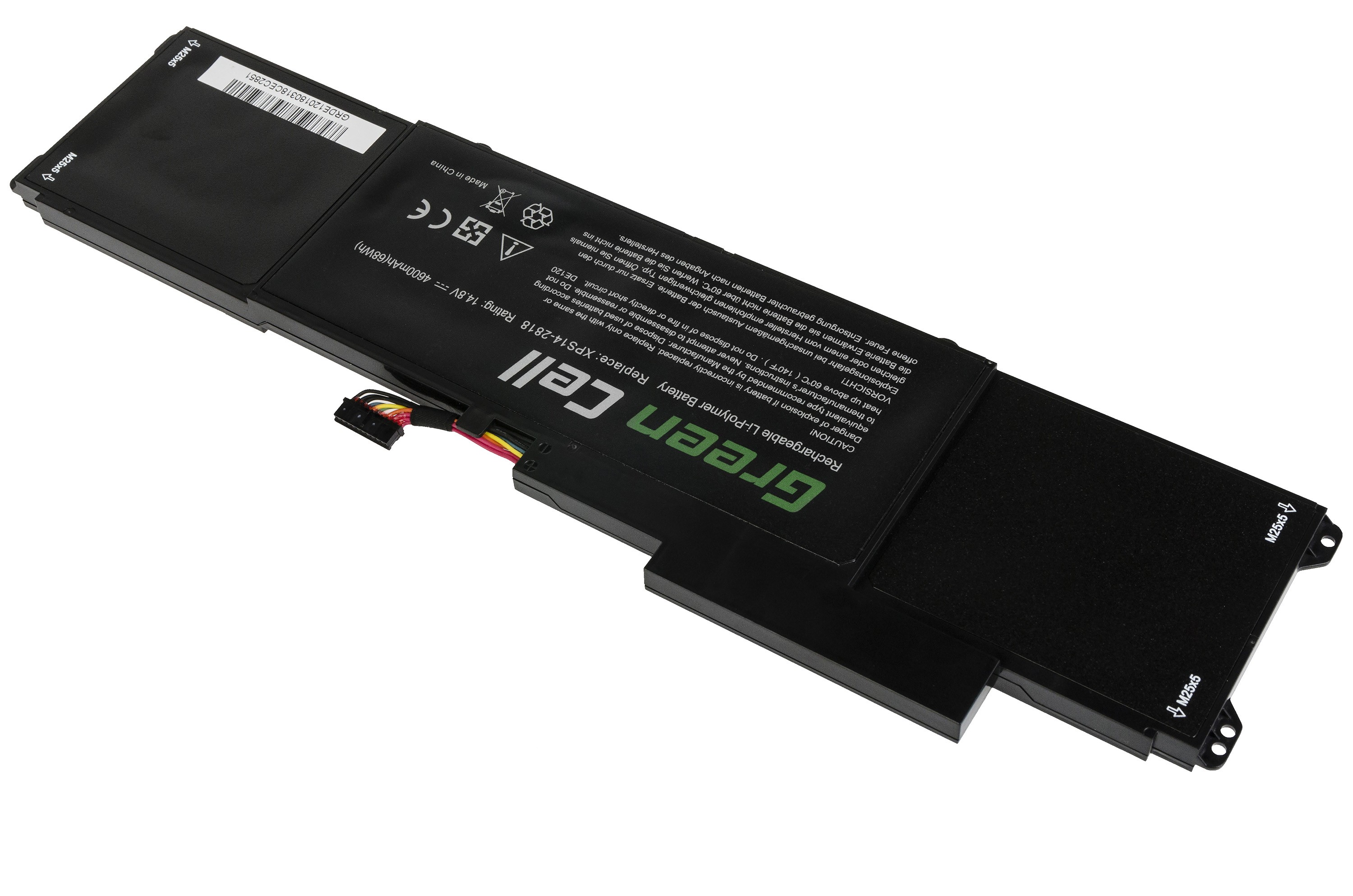 Batterij voor Dell XPS 14 L421X / 14,4V 4600mAh thumbnail 2