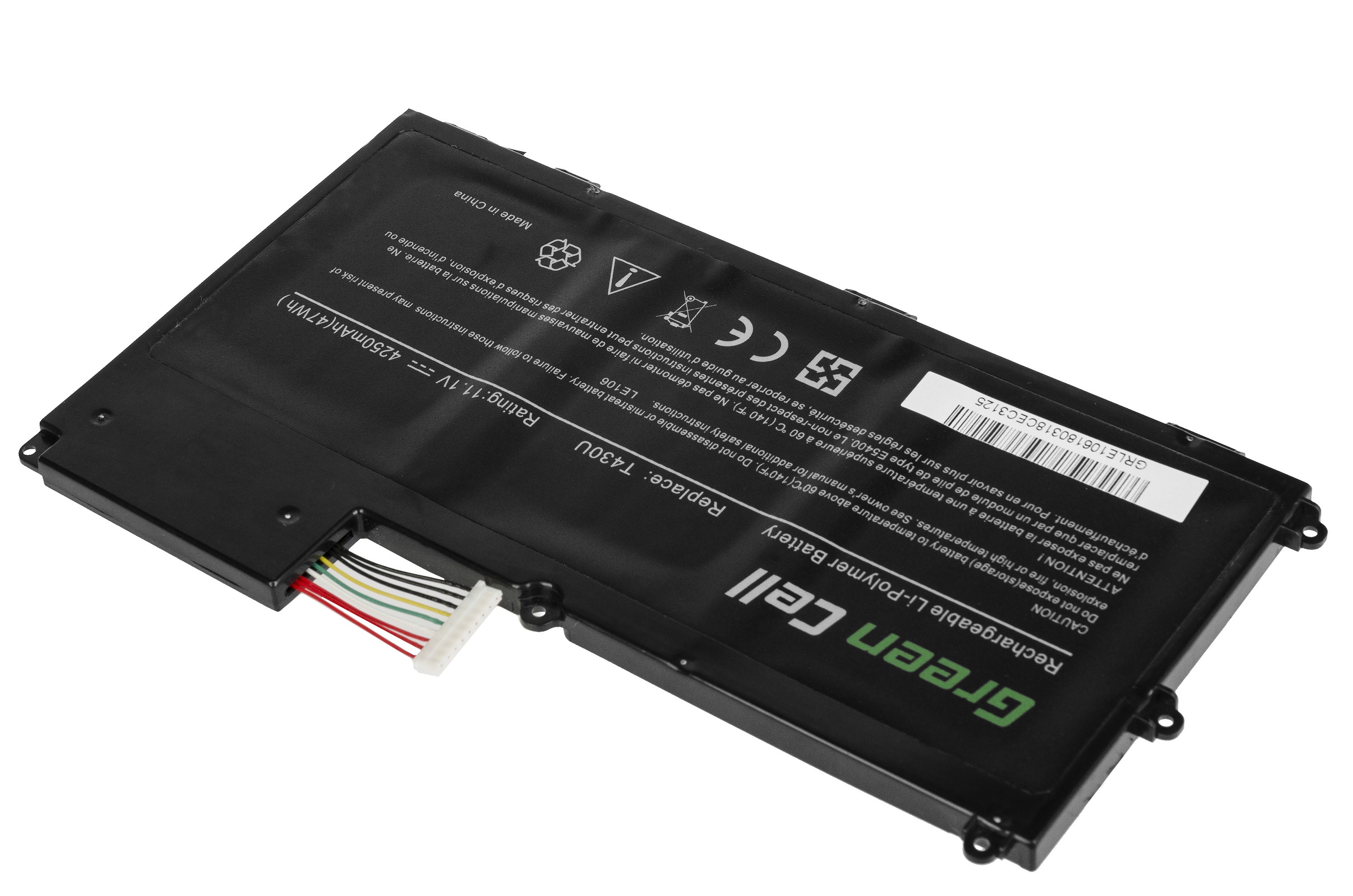 Batterij voor Lenovo ThinkPad T430u / 11,1V 4250mAh thumbnail 2