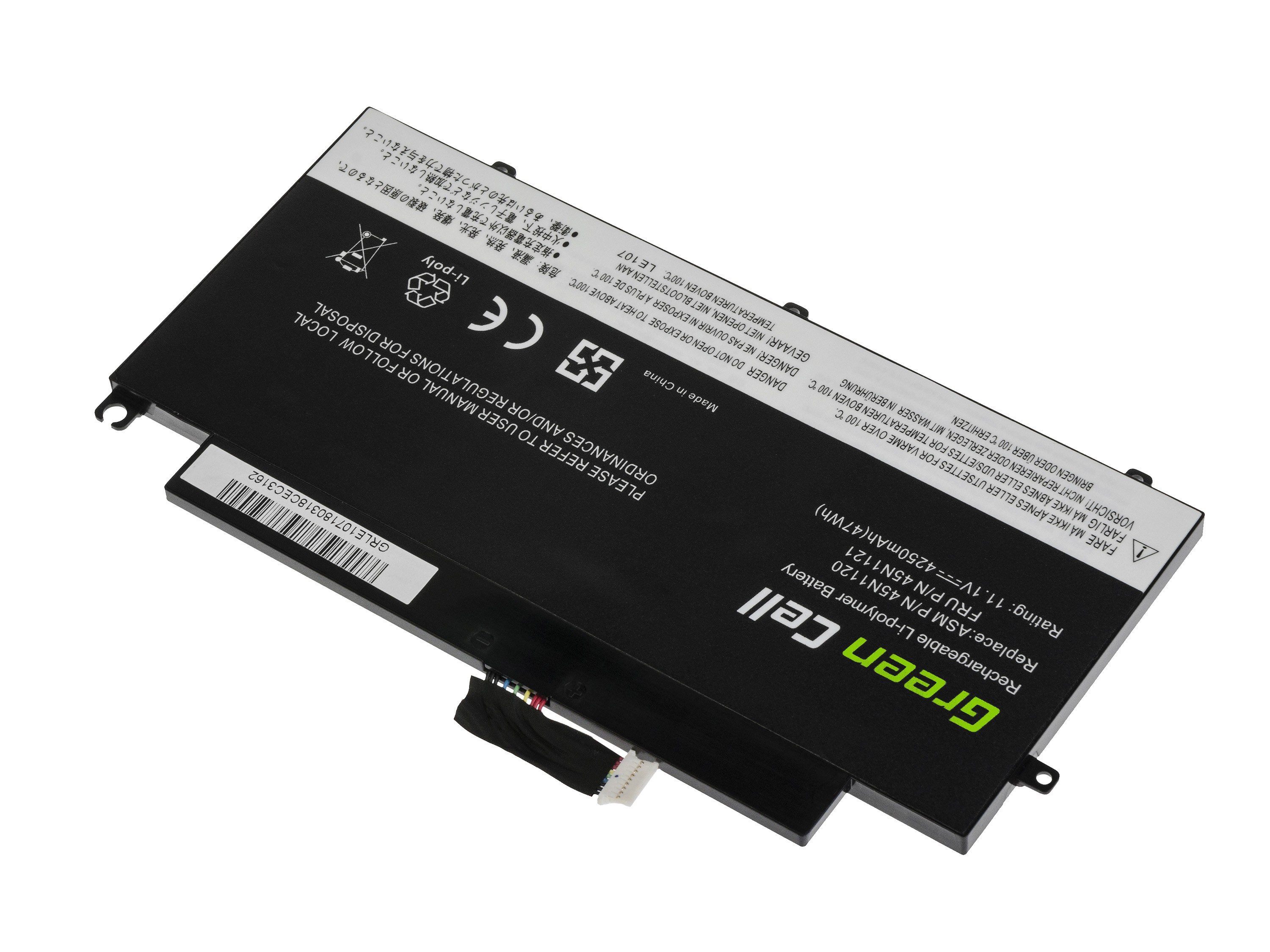 Batterij voor Lenovo ThinkPad T431s / 11,1V 4250mAh thumbnail 2