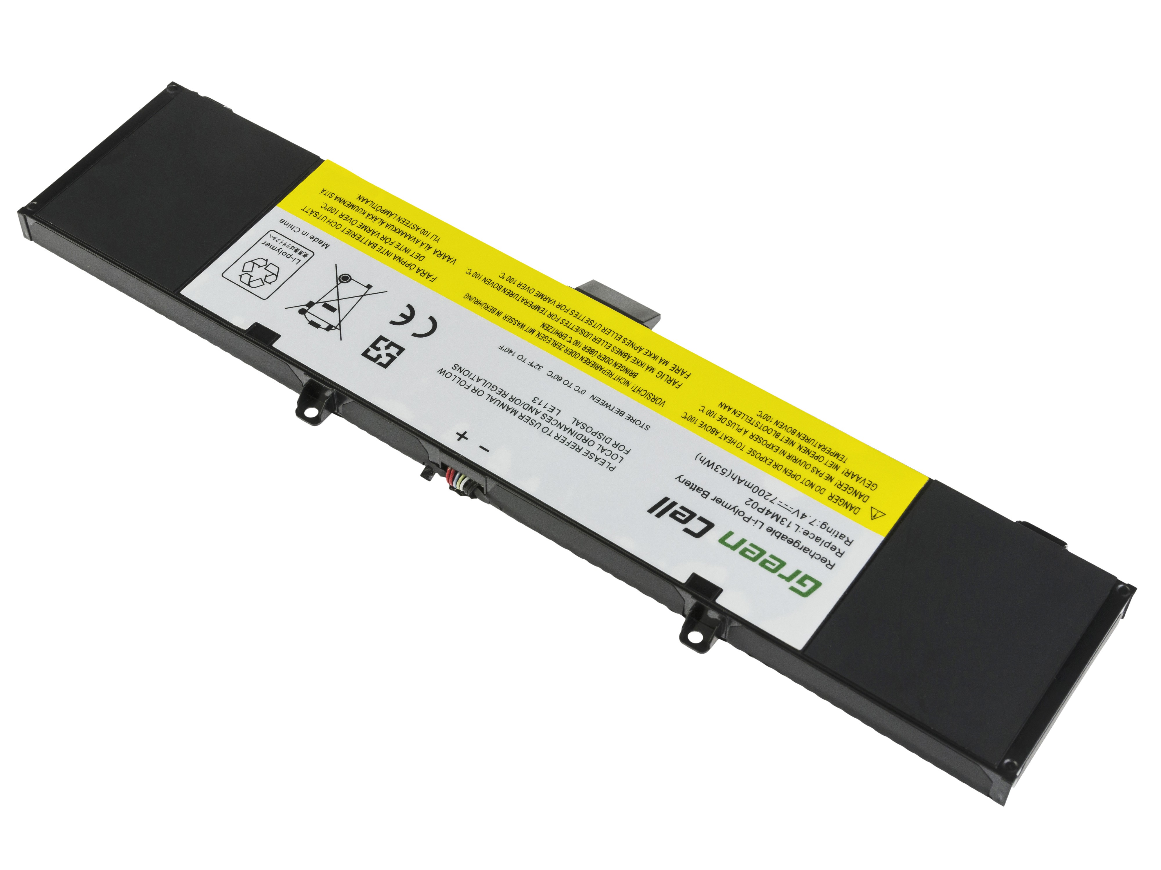 Batterij voor Lenovo Y50 Y50-70 Y70 Y70-70 / 7,4V 7200mAh thumbnail 2