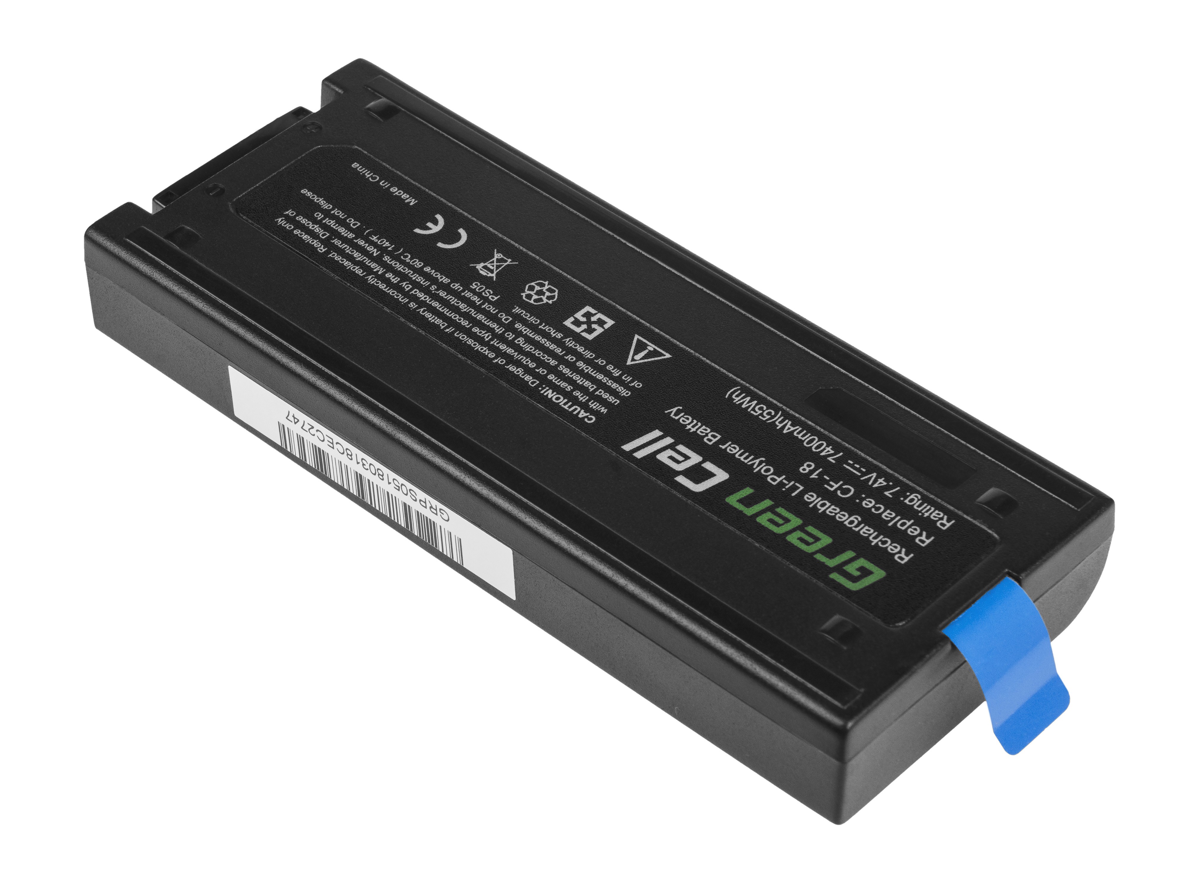 Batterij voor Panasonic Toughbook CF-18 CF-VZSU30B / 7,4V 7400mAh thumbnail 2