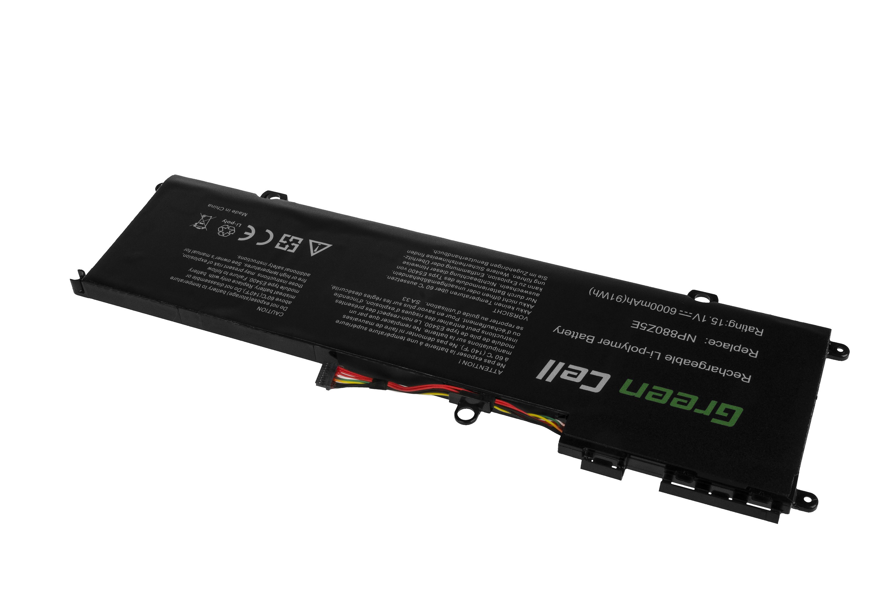 Batterij voor Samsung NP770Z5E NP780Z5E ATIV Book 8 NP870Z5E NP870Z5G NP880Z5E / 15,1V 6000mAh thumbnail 2