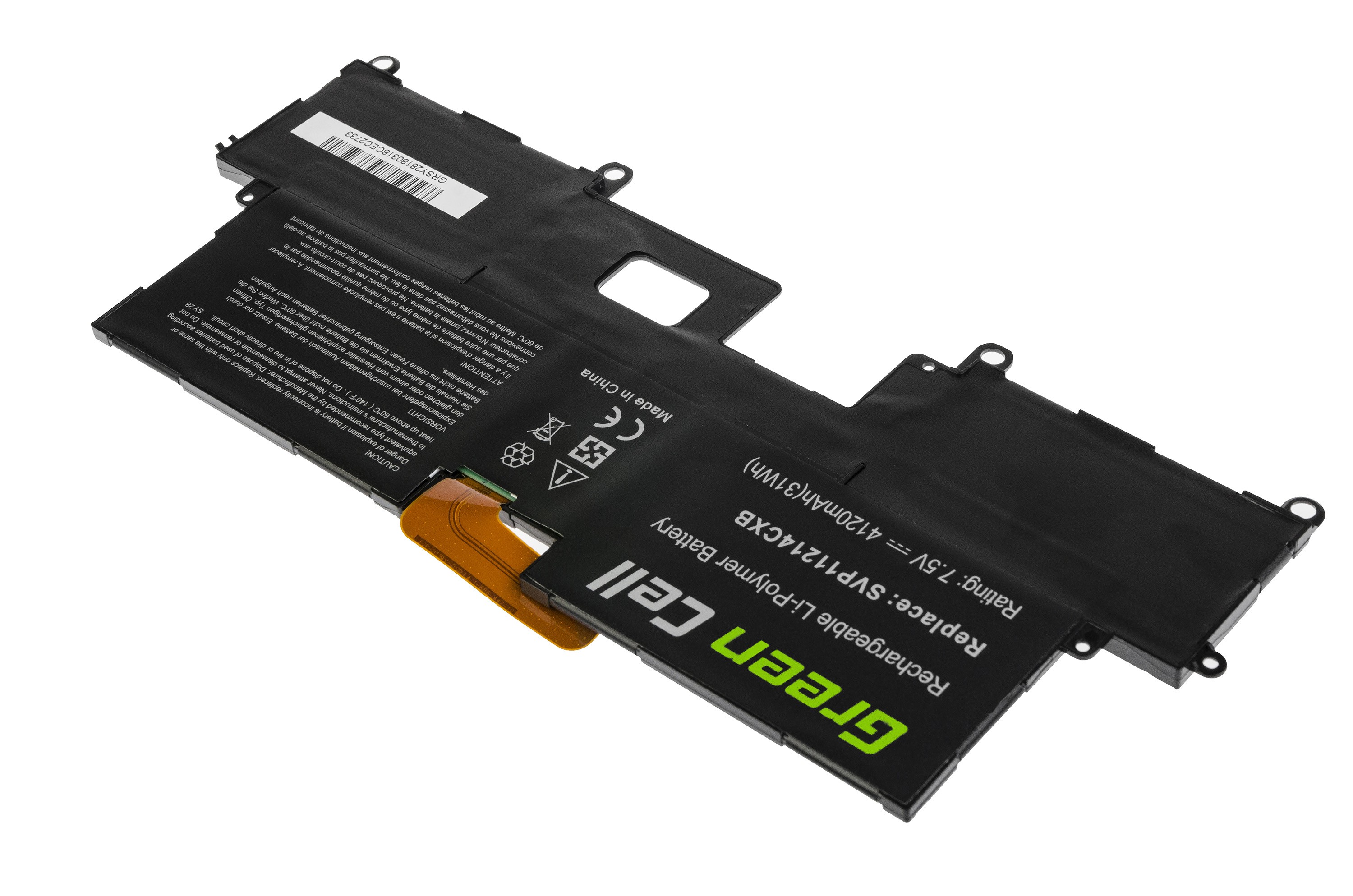 Batterij voor Sony Vaio Pro 11 / 11,1V 4120mAh thumbnail 2