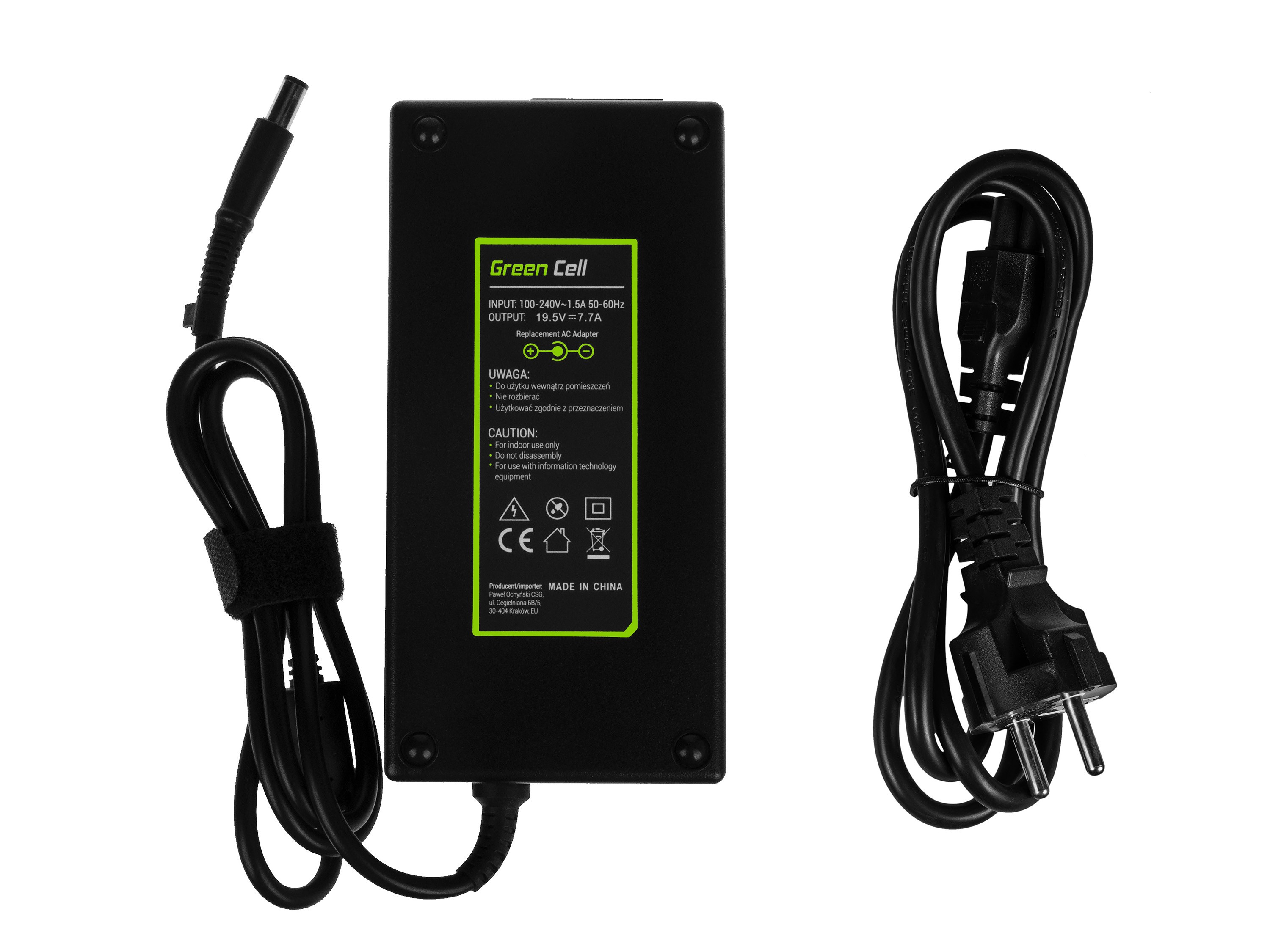 Oplader  AC Adapter voor HP 150W / 19.5V 7.7A / 7.4mm - 5.0mm PIN thumbnail 2