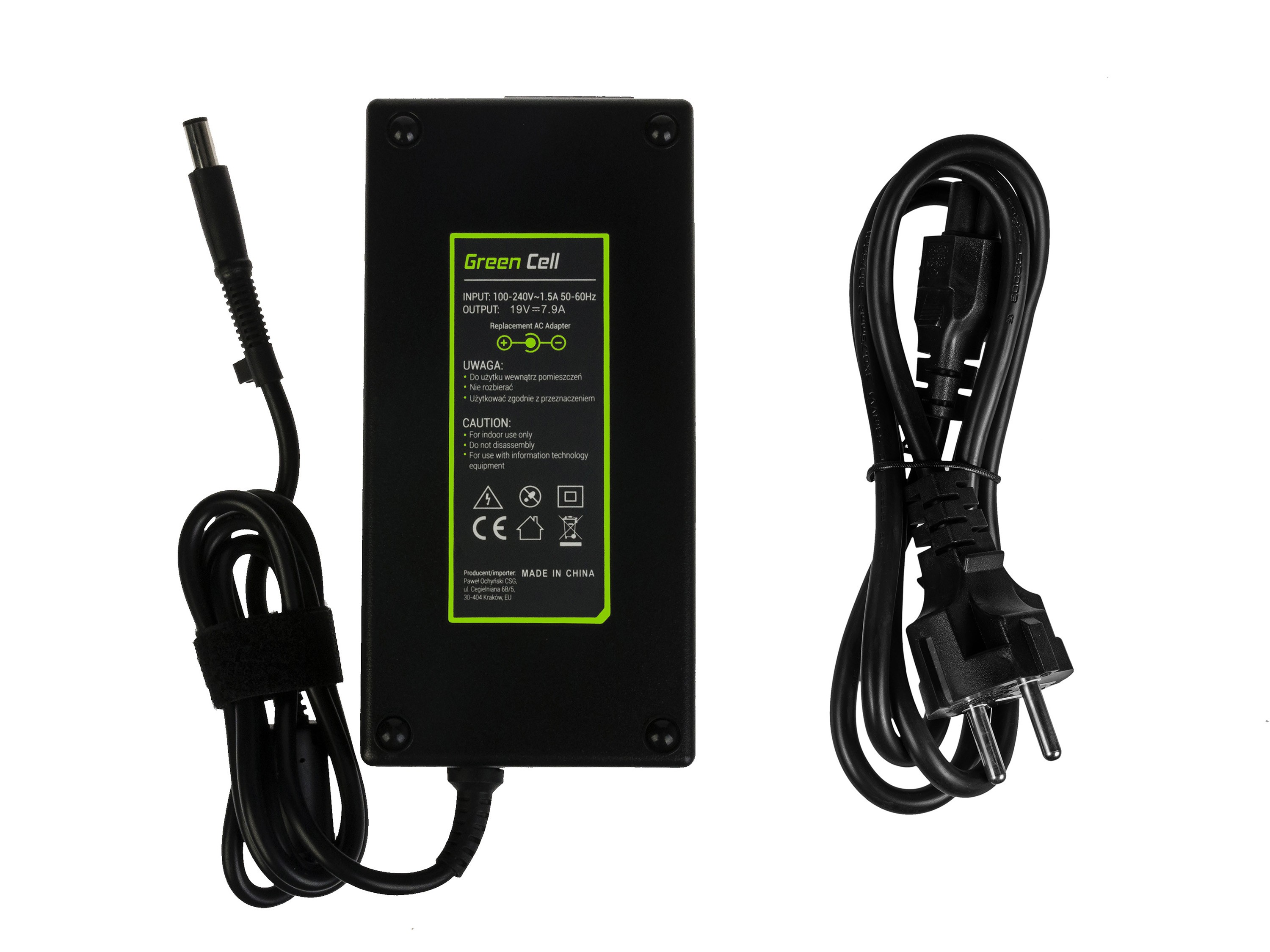 Oplader  AC Adapter voor HP 150W / 19V 7.9A / 7.4mm - 5.0mm PIN thumbnail 2