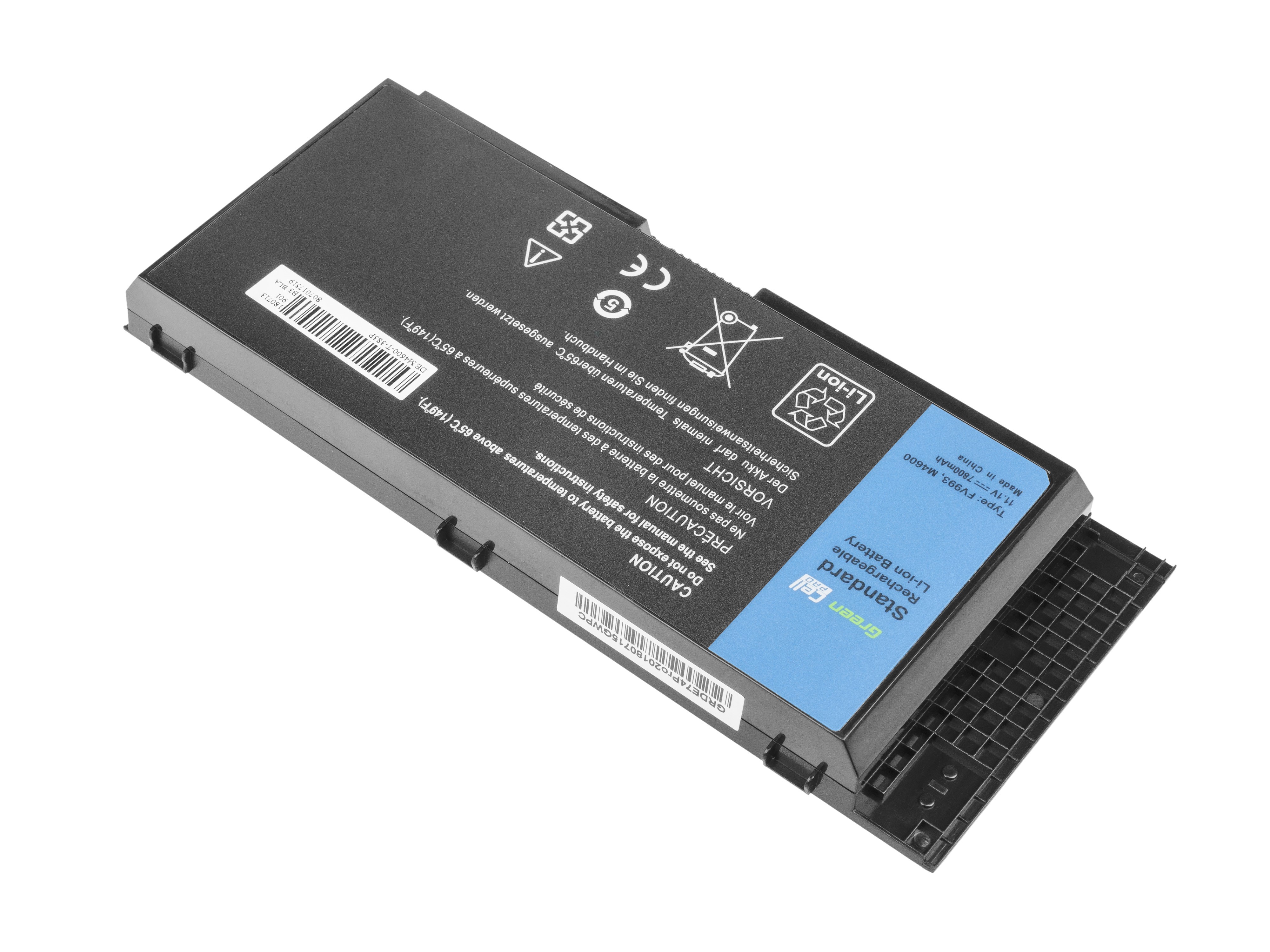PRO Batterij voor Dell Precision M4600 M4700 M4800 M6600 M6700 / 11,1V 7800mAh thumbnail 2