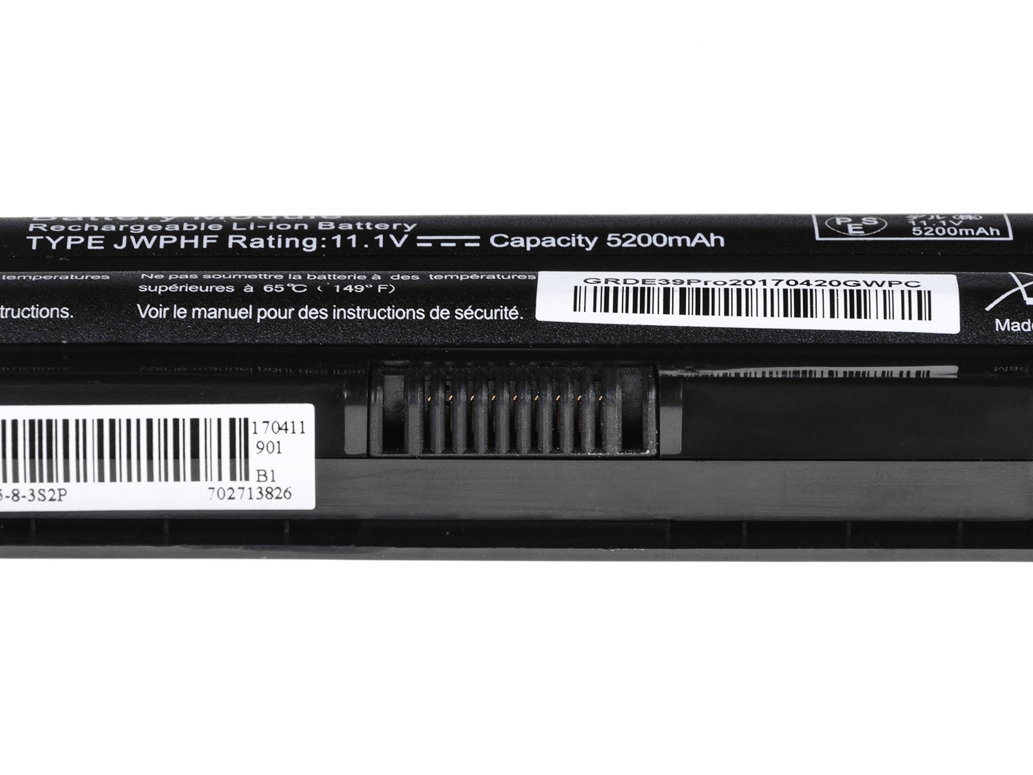 PRO Batterij voor Dell XPS 14 14D 15 15D 17 / 11,1V 5200mAh thumbnail 2