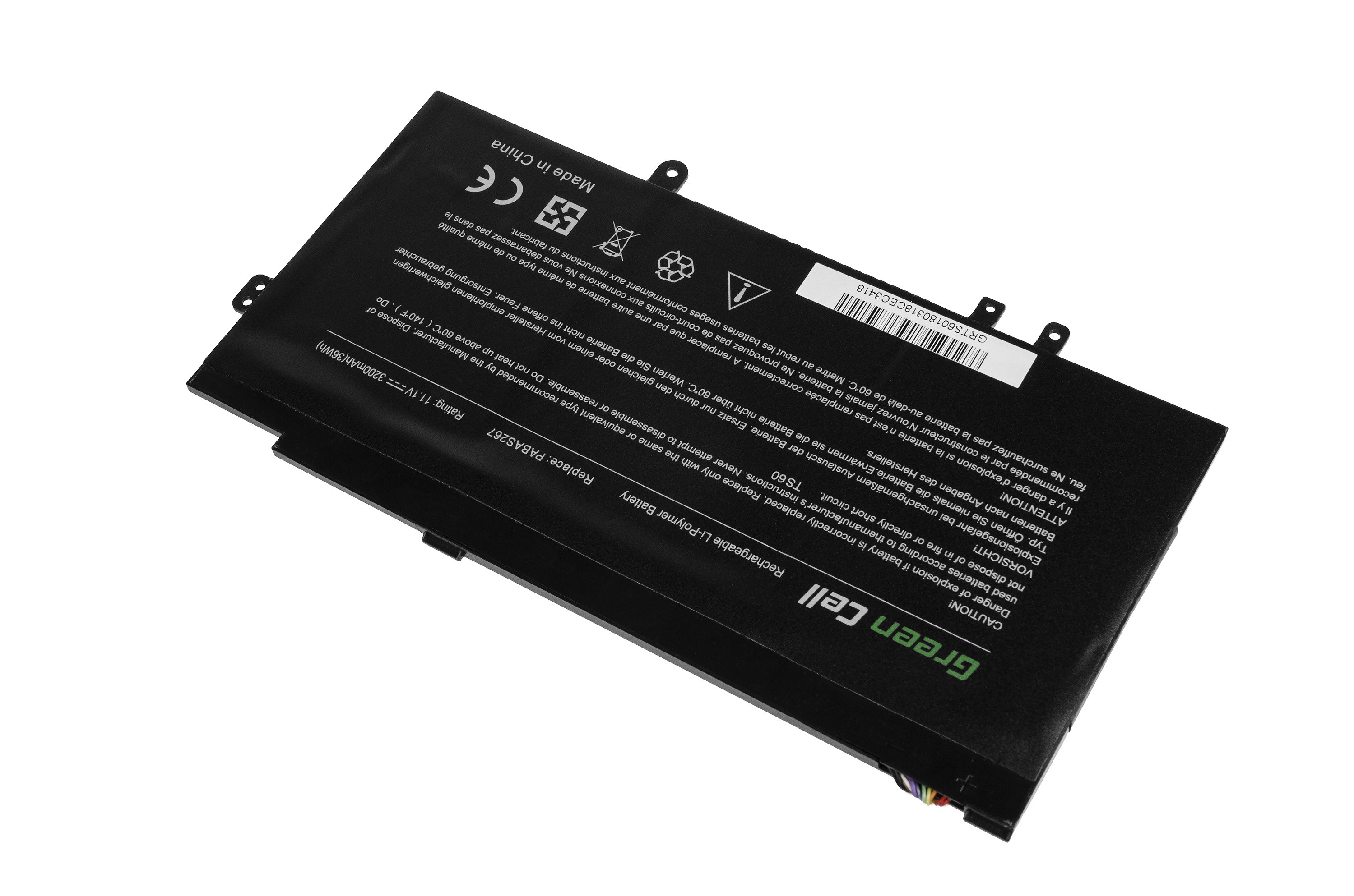 PRO Batterij voor Toshiba Satellite U920t U925t PA5073U-1BRS / 11,1V 3200mAh thumbnail 2