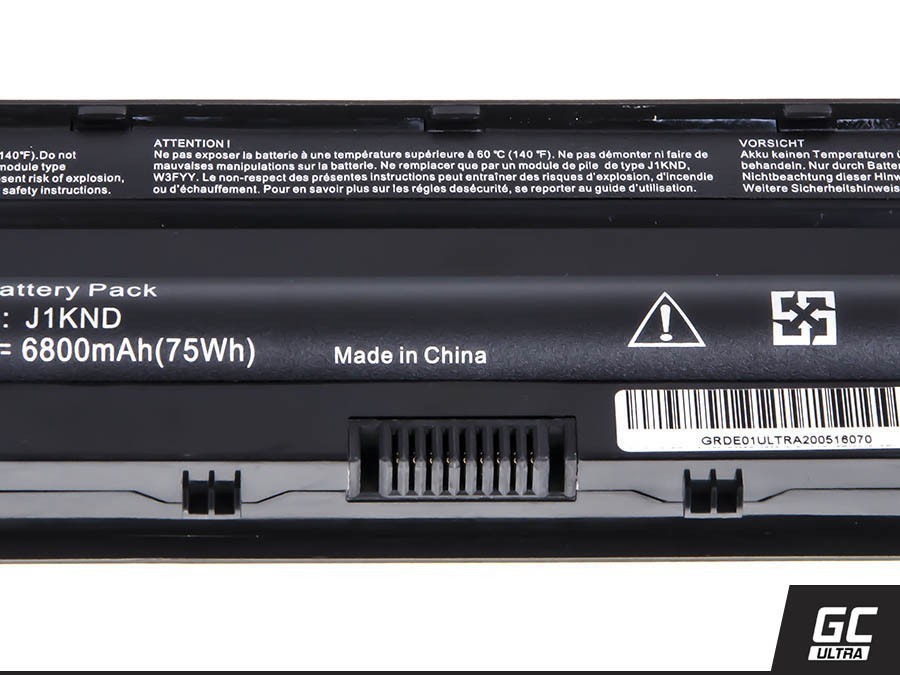 ULTRA Batterij voor Dell Inspiron N3010 N4010 N5010 13R 14R 15R J1 / 11,1V 6800mAh thumbnail 2