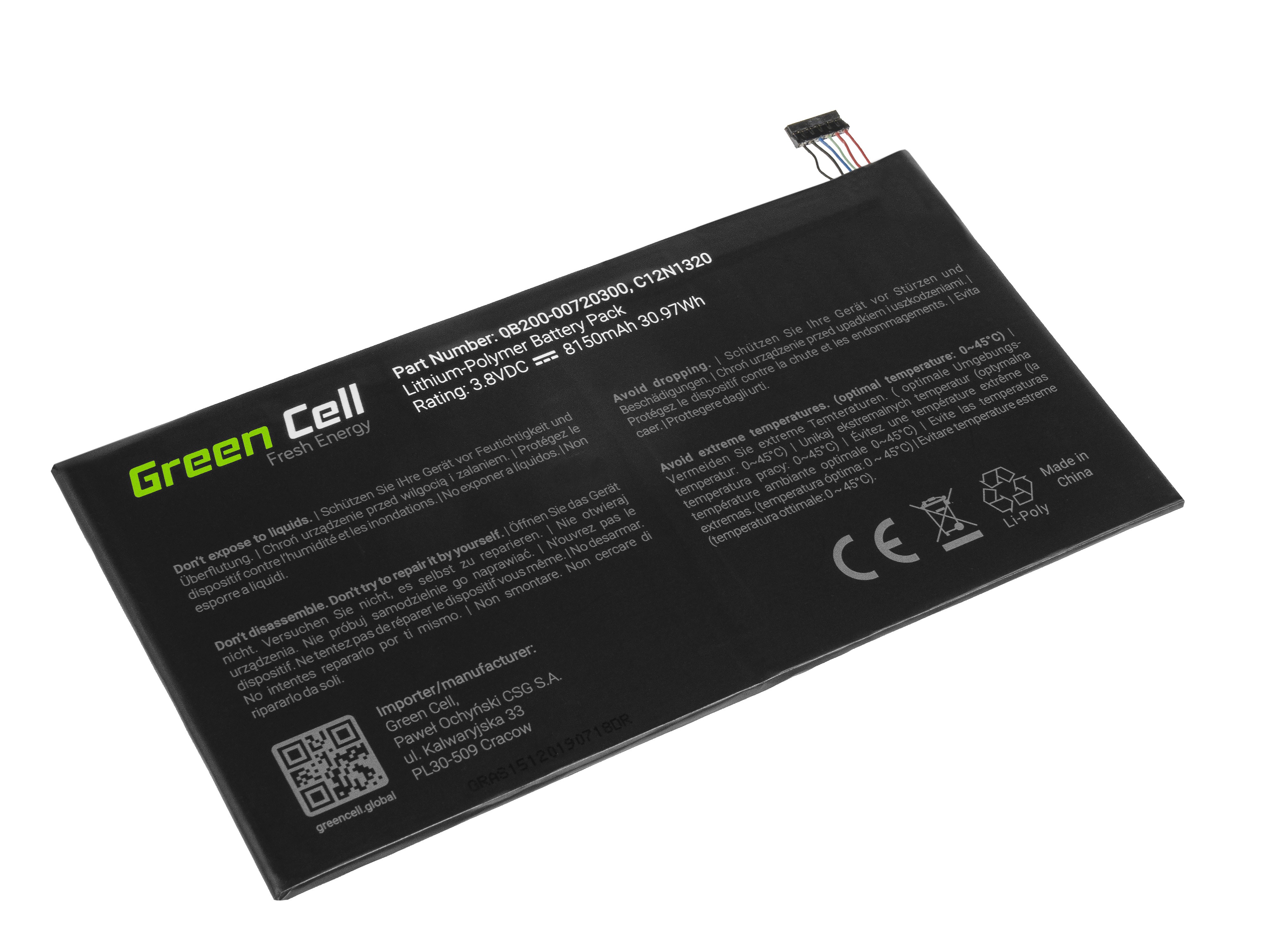 Batterij C12N1320 voor Asus Transvormer Book T100T T100TA T100TAF T100TAM