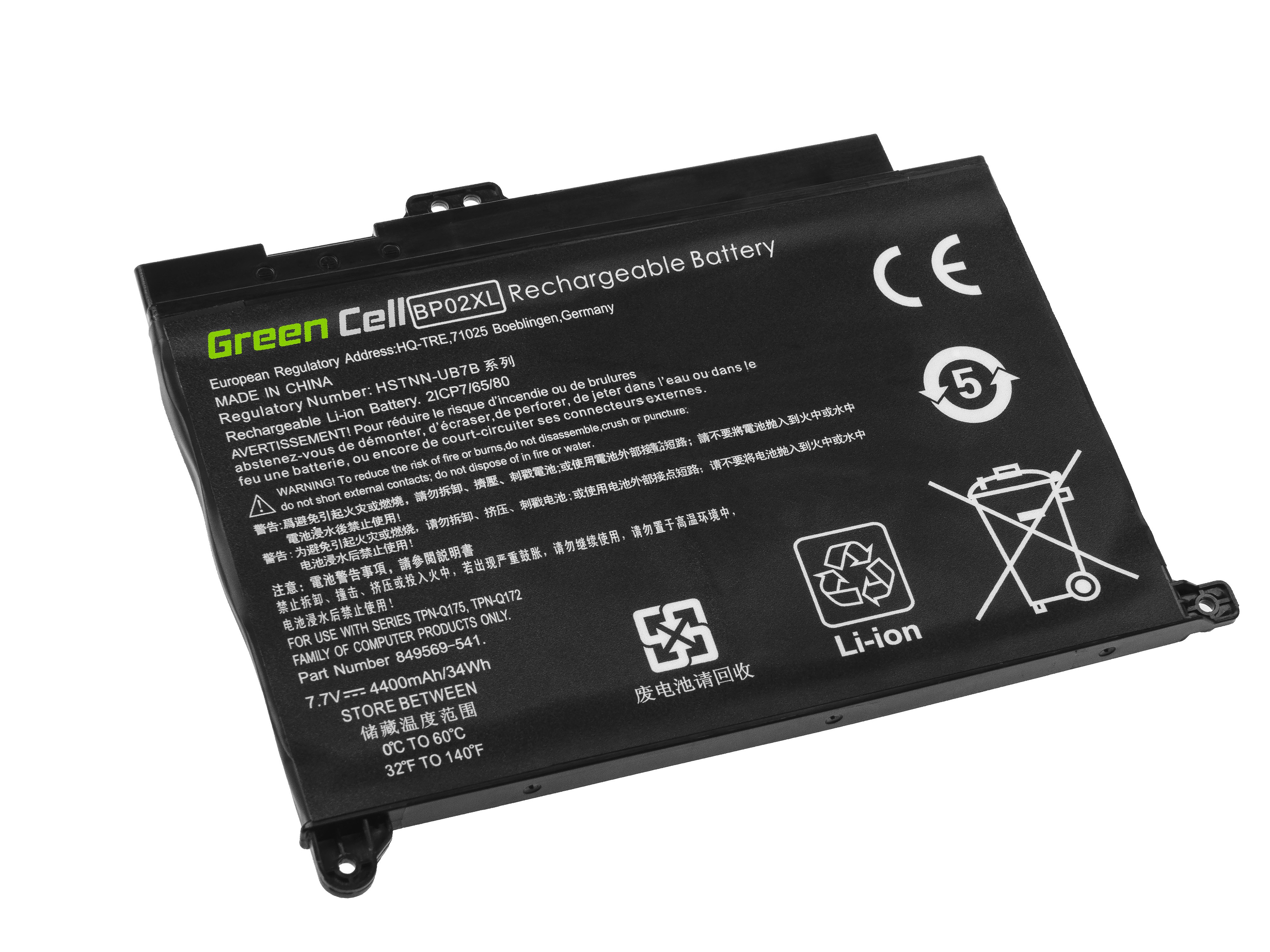 Batterij BP02XL Voor HP Pavilion 15-AU 15-AU051NW 15-AU071NW 15-AU102NW 15-AU107NW 15-AW 15-AW010NW