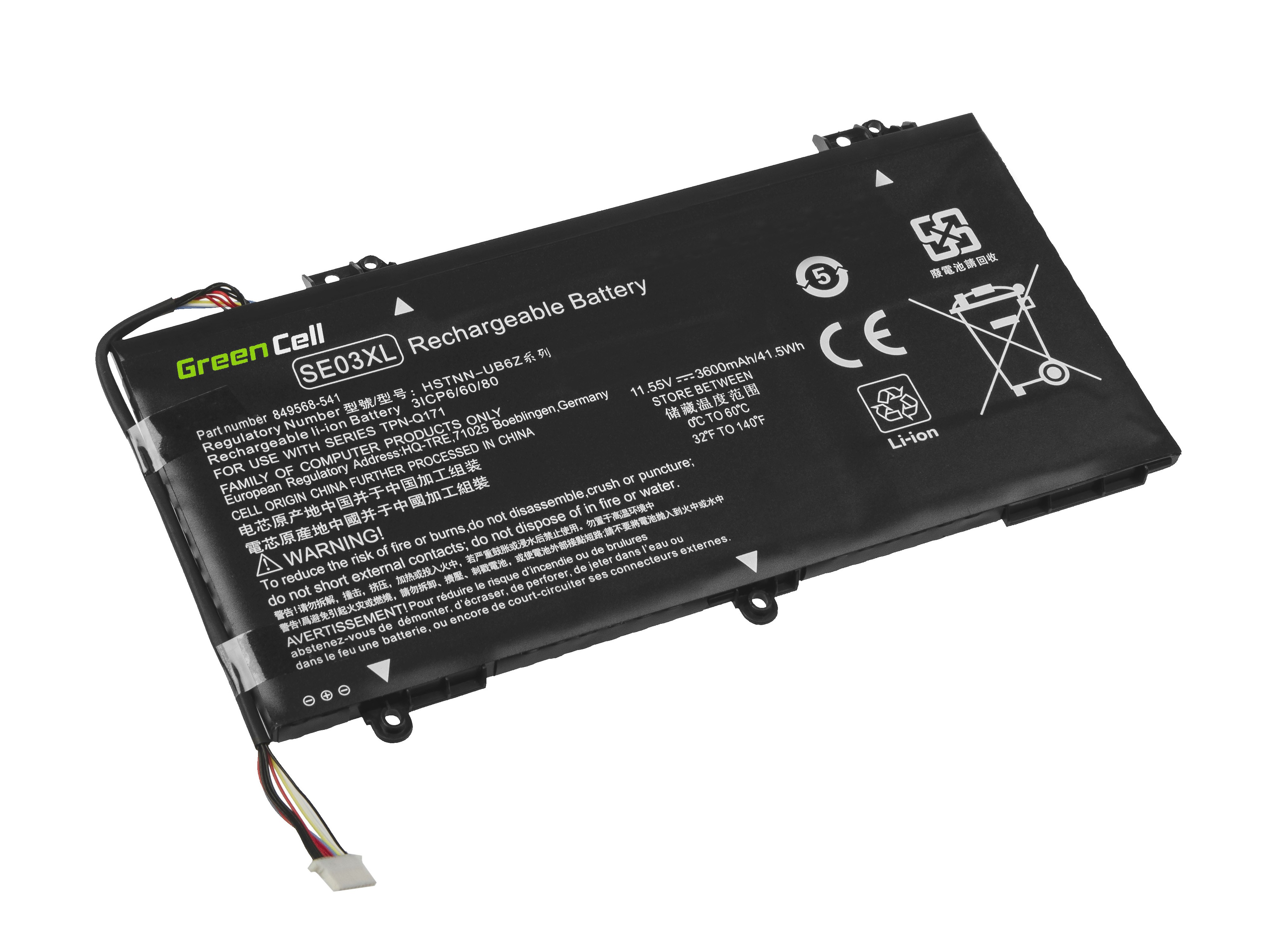 Batterij SE03XL HSTNN-LB7G HSTNN-UB6Z voor HP Pavilion 14-AL 14-AV.