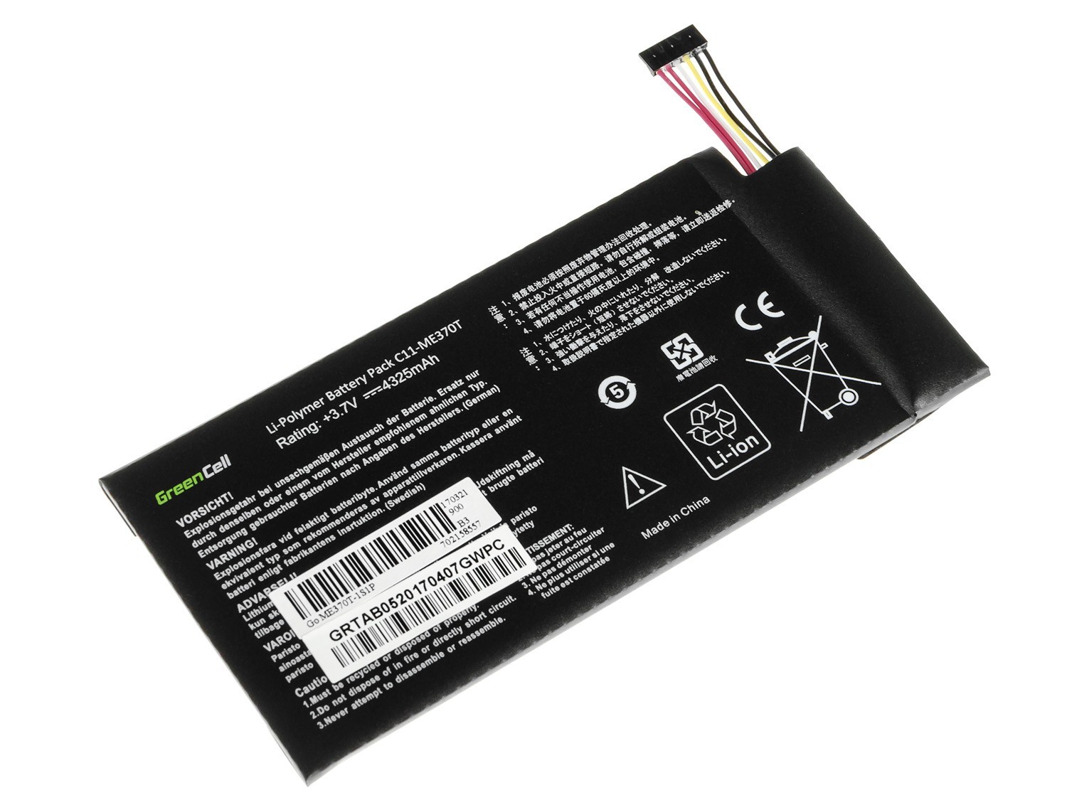 Batterij C11-ME370T voor Asus Google Nexus 7