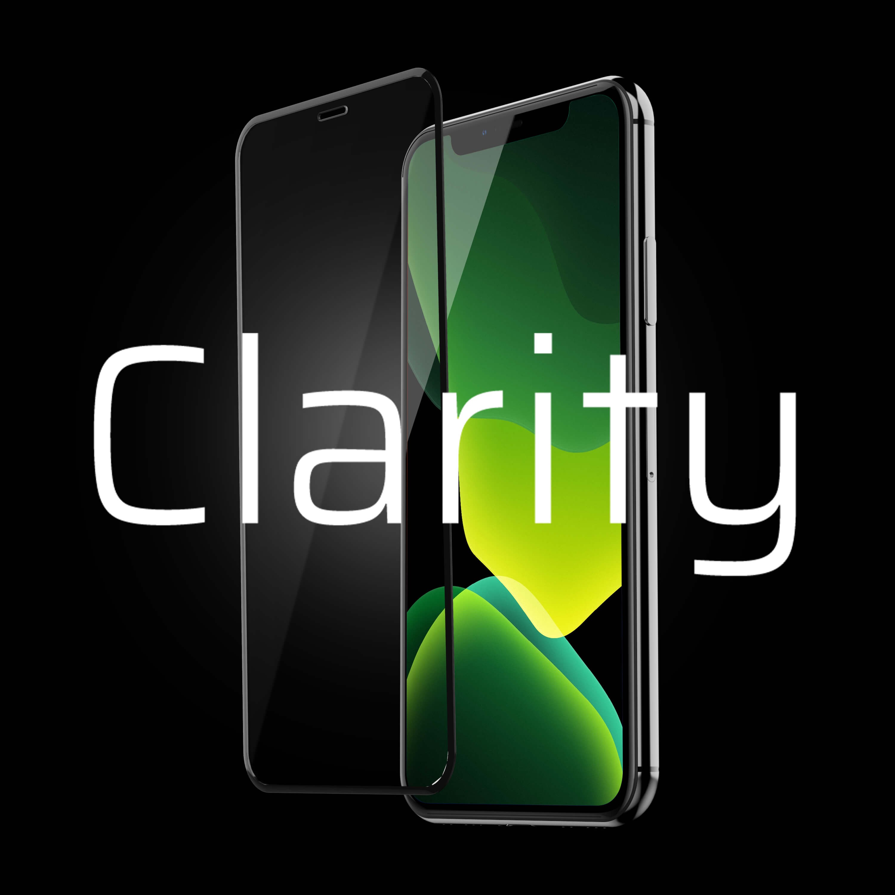 GC Clarity Screen Protector voor Apple Iphone 7 8 - wit