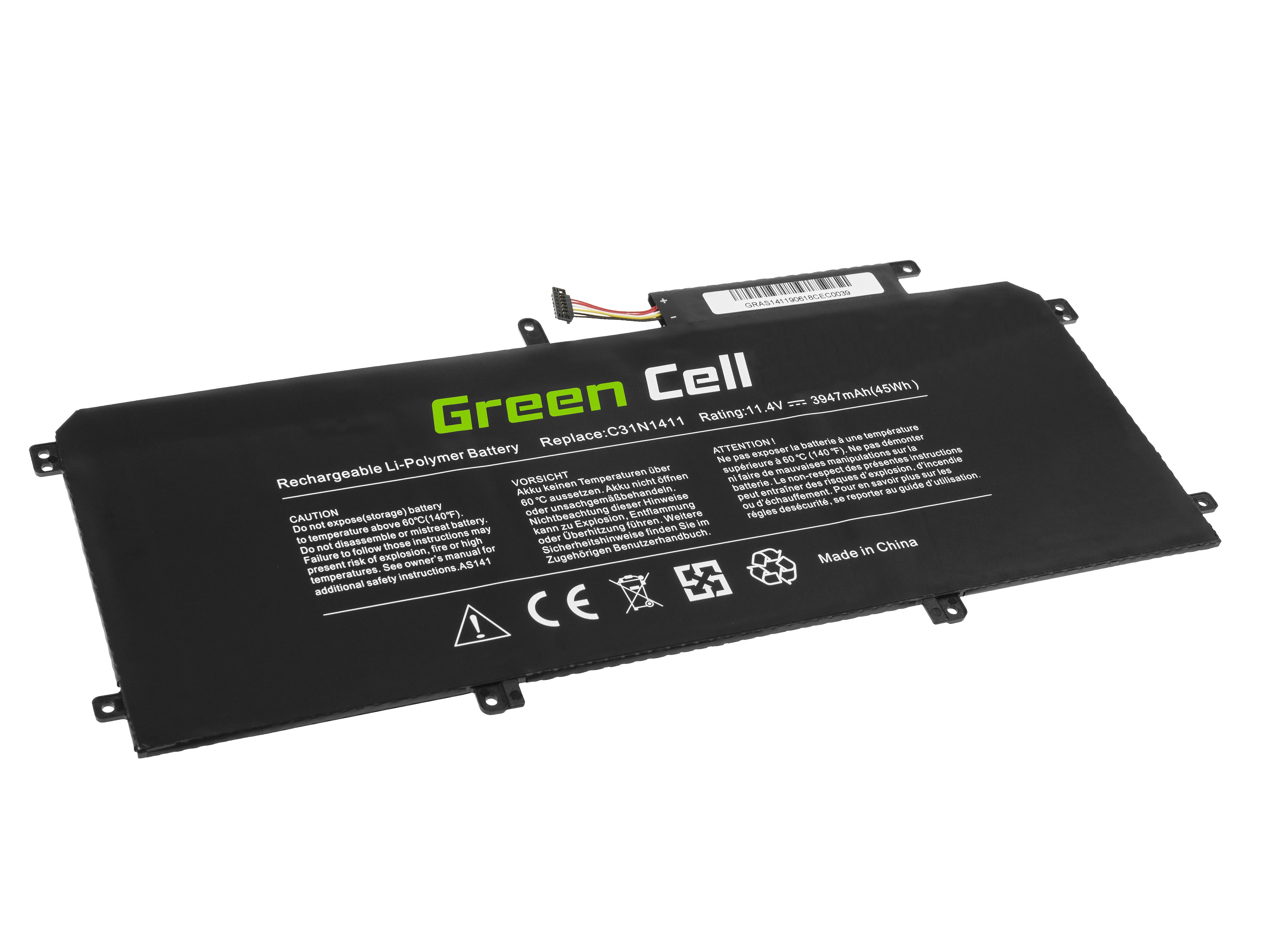 Batterij C31N1411 voor Asus ZenBook UX305C UX305CA UX305F UX305FA