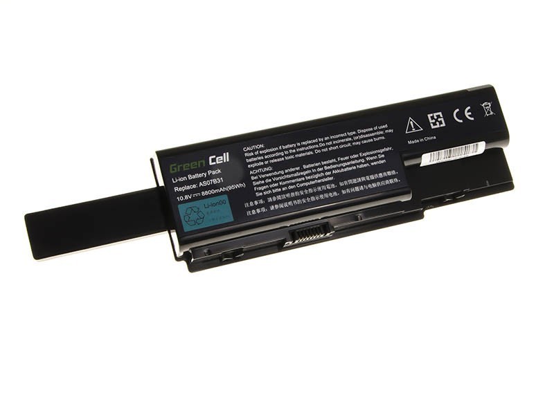 Batterij voor Acer Aspire 5520 AS07B31 AS07B32 / 11,1V 8800mAh