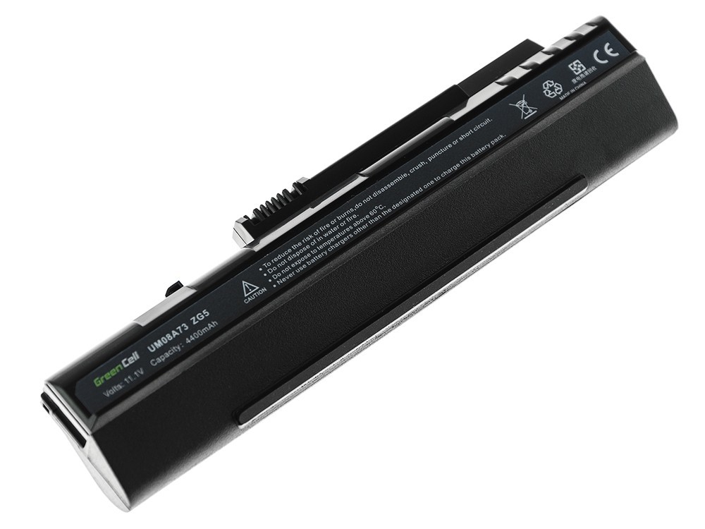Batterij voor Acer Aspire One A110 A150 D150 D250 ZG5 / 11,1V 4400mAh