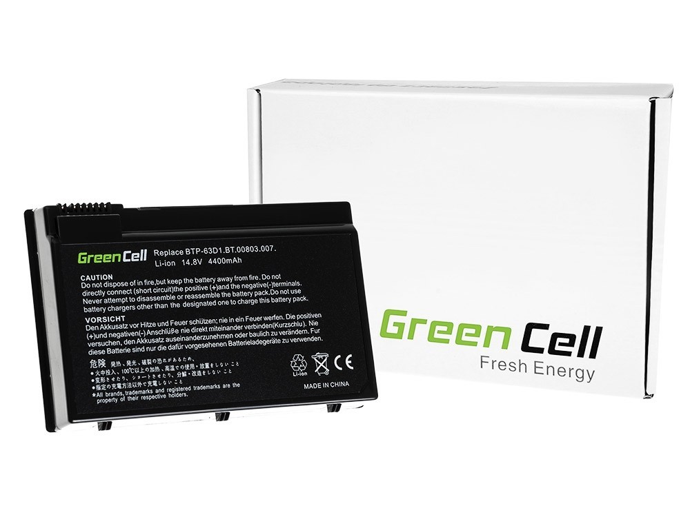 Batterij voor Acer TravelMate 4400 C300 2410 Aspire 3020 3610 5020 / 11,1V 4400mAh