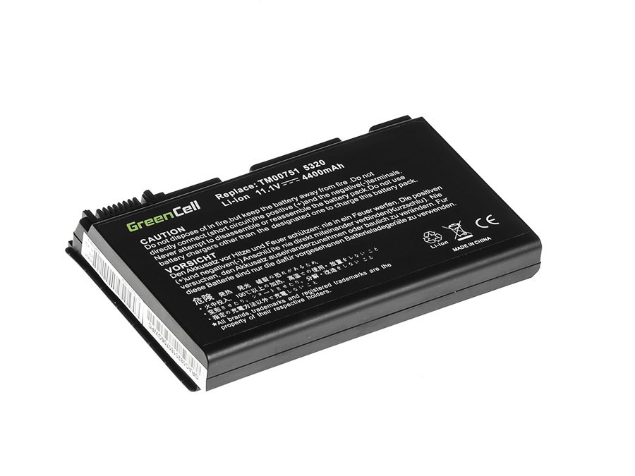 Batterij voor Acer TravelMate 5220 5520 5720 7520 7720 / 11,1V 4400mAh