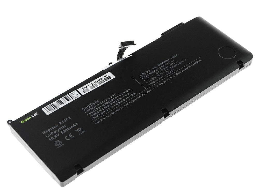 Batterij voor Apple Macbook Pro 15 A1286 2011-2012 / 10,95V 5200mAh