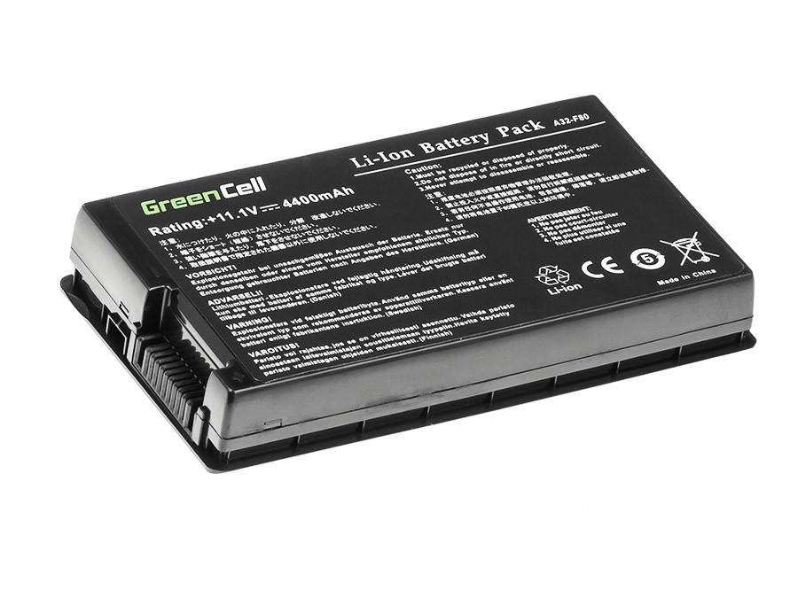 Batterij voor Asus F50 F80S N60 X60 X61 / 11,1V 4400mAh