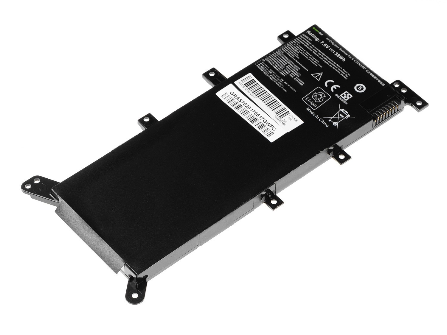 Batterij voor Asus R556 R556L A555L F555L K555L X555L X555 / 7,6V 4000mAh