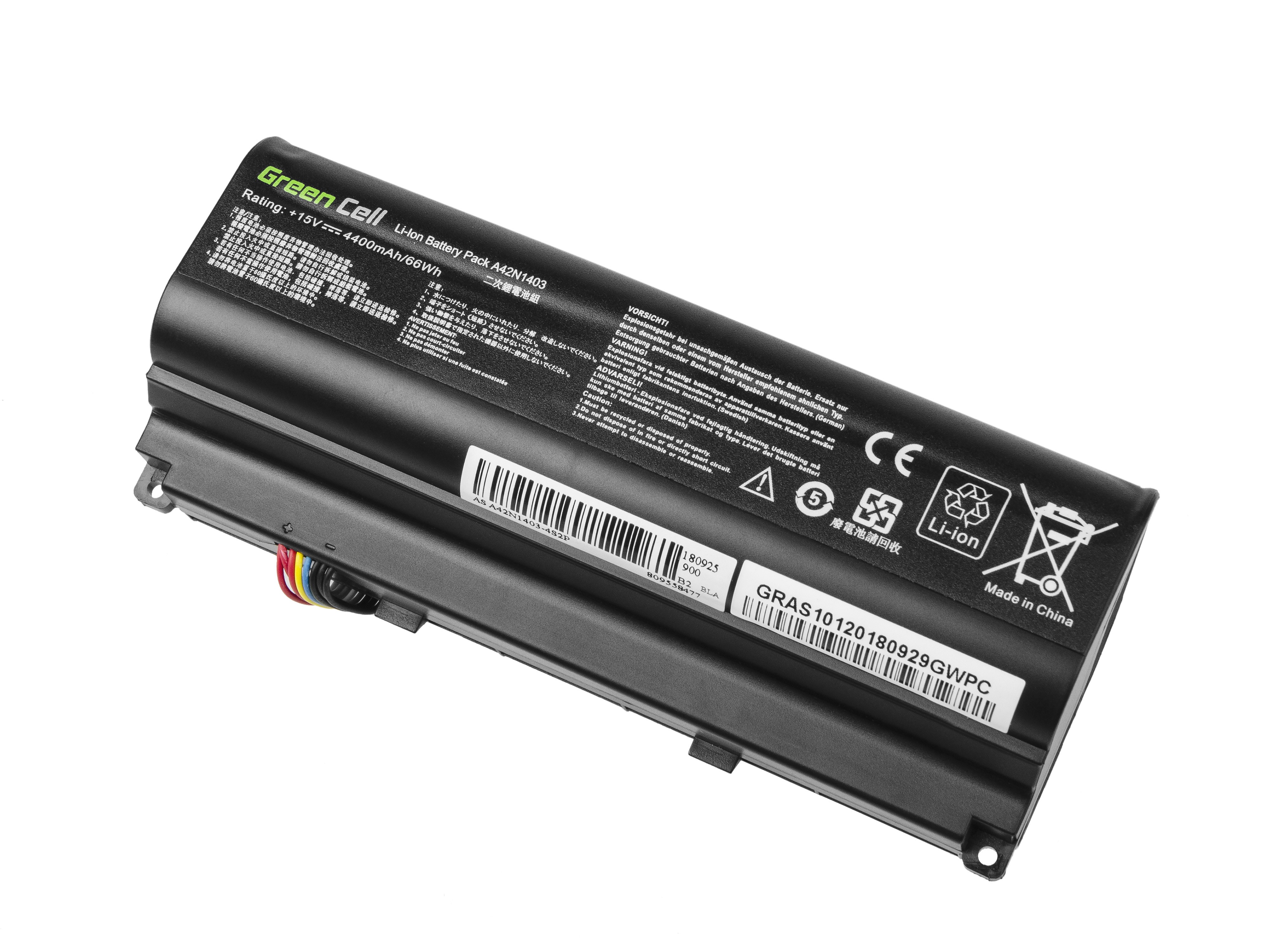 Batterij voor Asus ROG G751 G751J / 15V 4400mAh