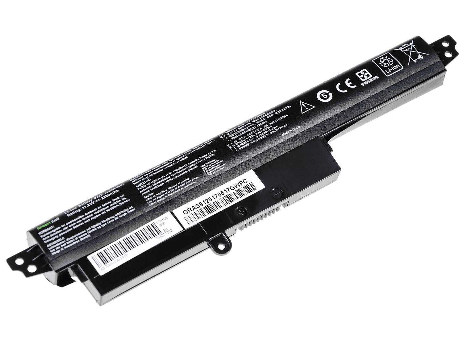 Batterij voor Asus X200 X200C X200CA X200L X200LA / 11,25V 2200mAh