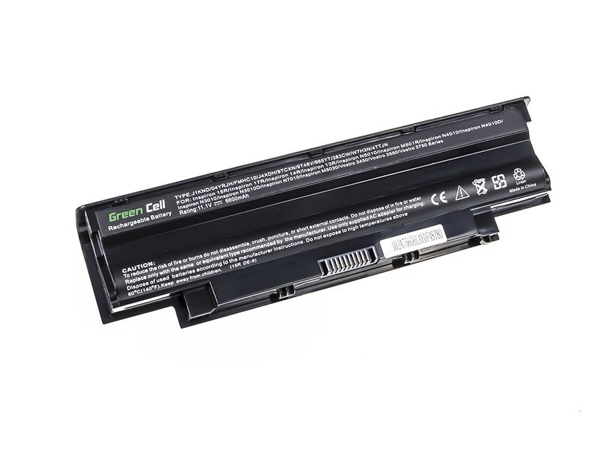 Batterij voor Dell Inspiron N3010 N4010 N5010 13R 14R 15R J1 / 11,1V 6600mAh